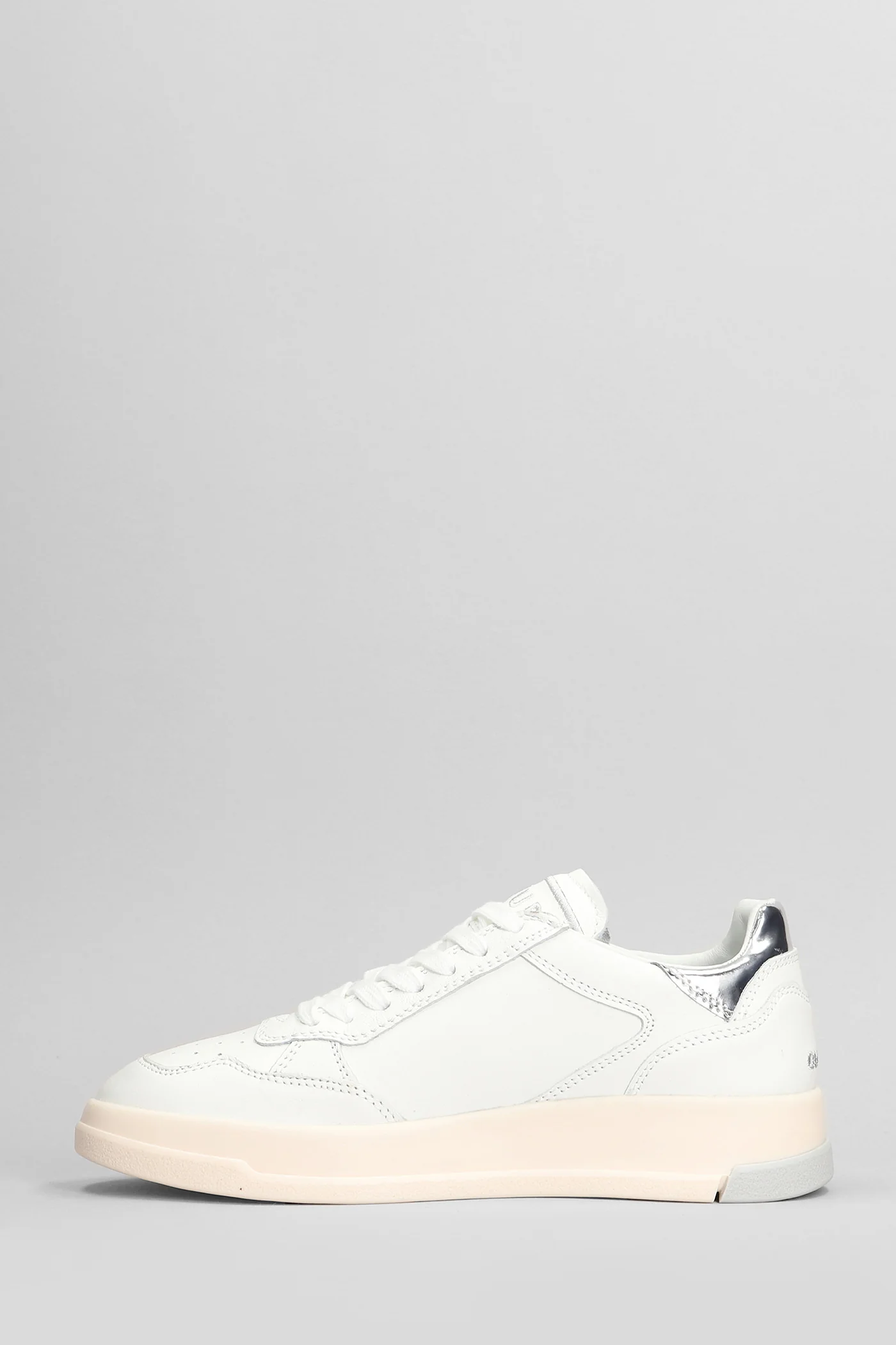 Tweener Low Sneakers in white leather - Image 3