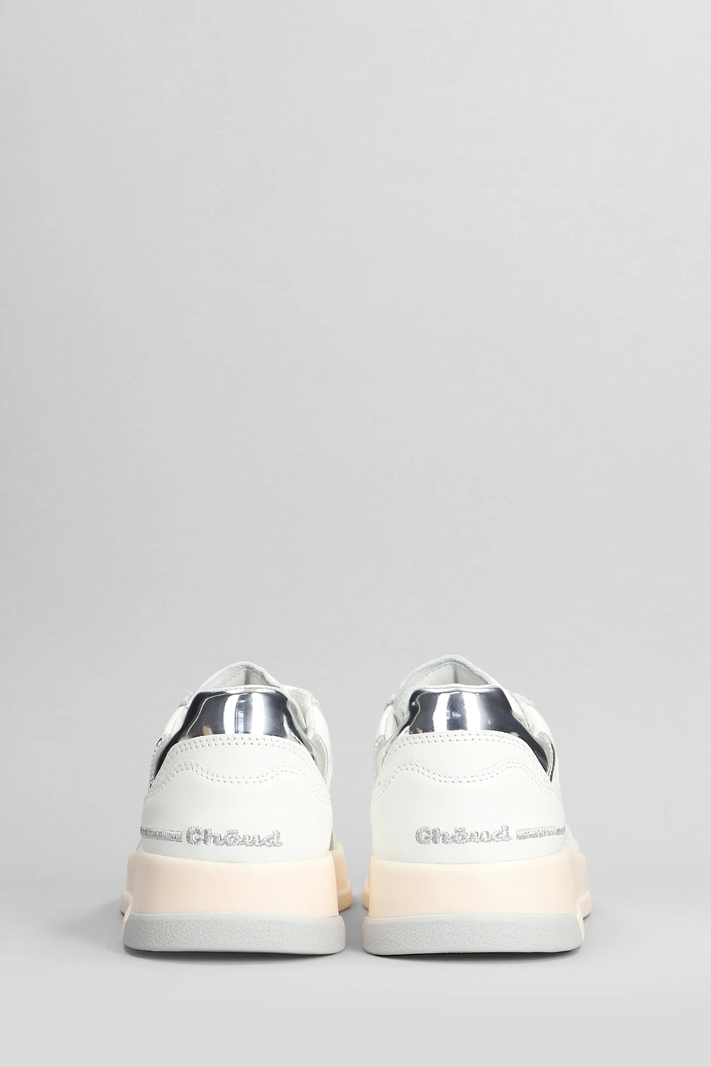 Tweener Low Sneakers in white leather - Image 4
