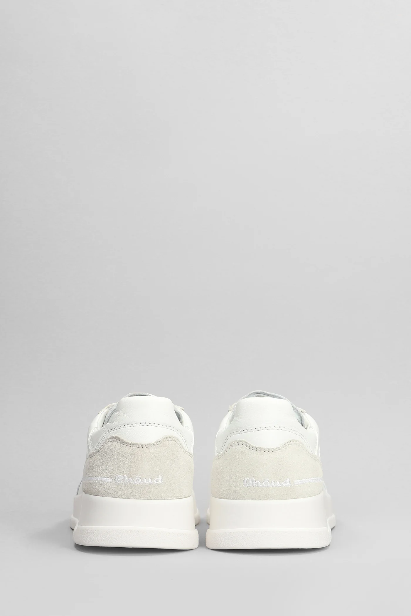 Tweener Low Sneakers in white suede and leather - Image 4