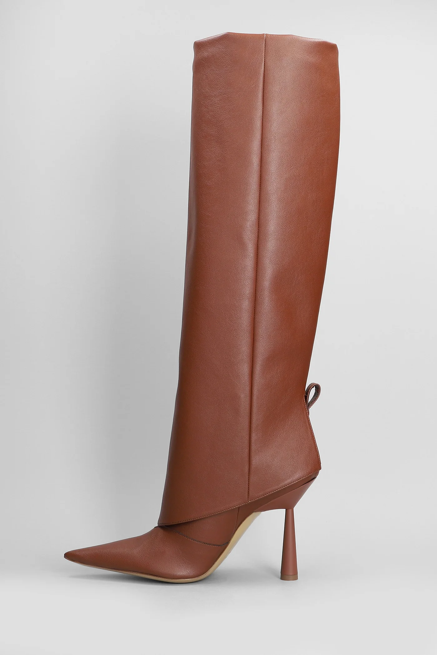 Ros 31 High heels boots in brown leather - Image 3