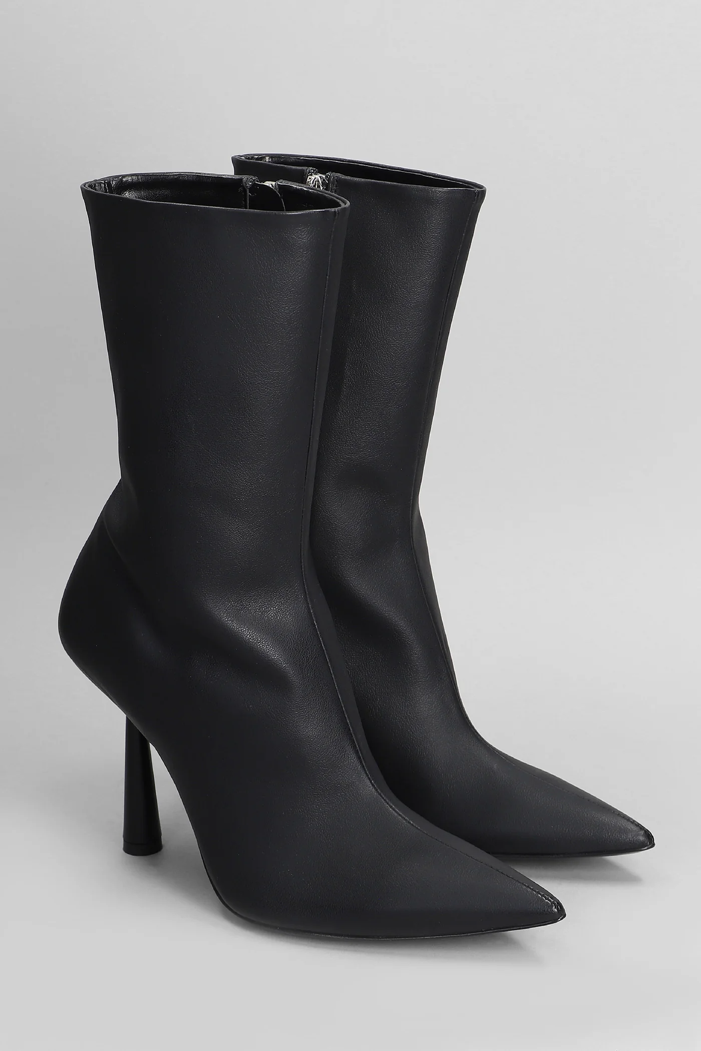 Ros 7 High heels Ankle boots in black leather - Image 2