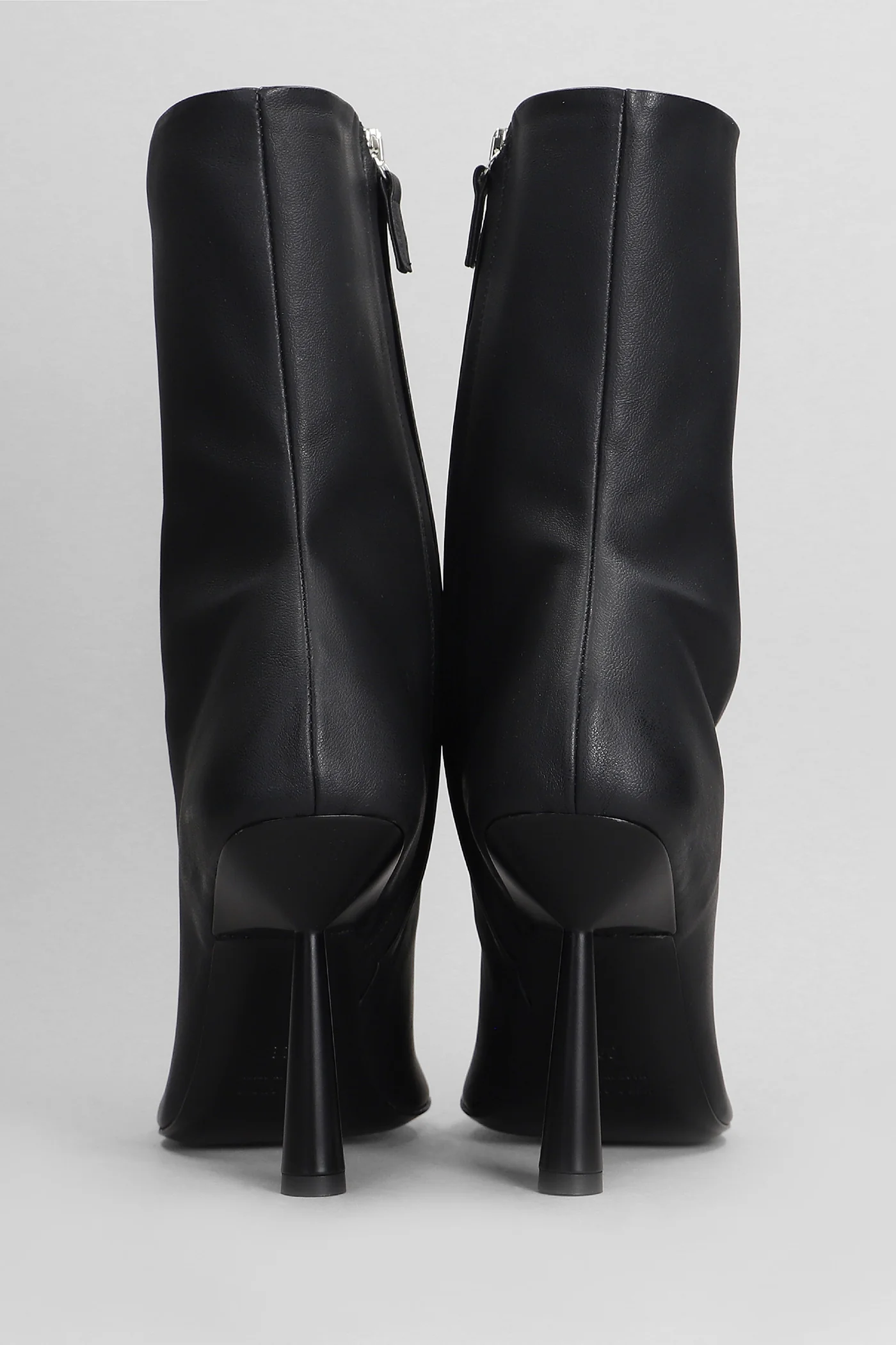 Ros 7 High heels Ankle boots in black leather - Image 4