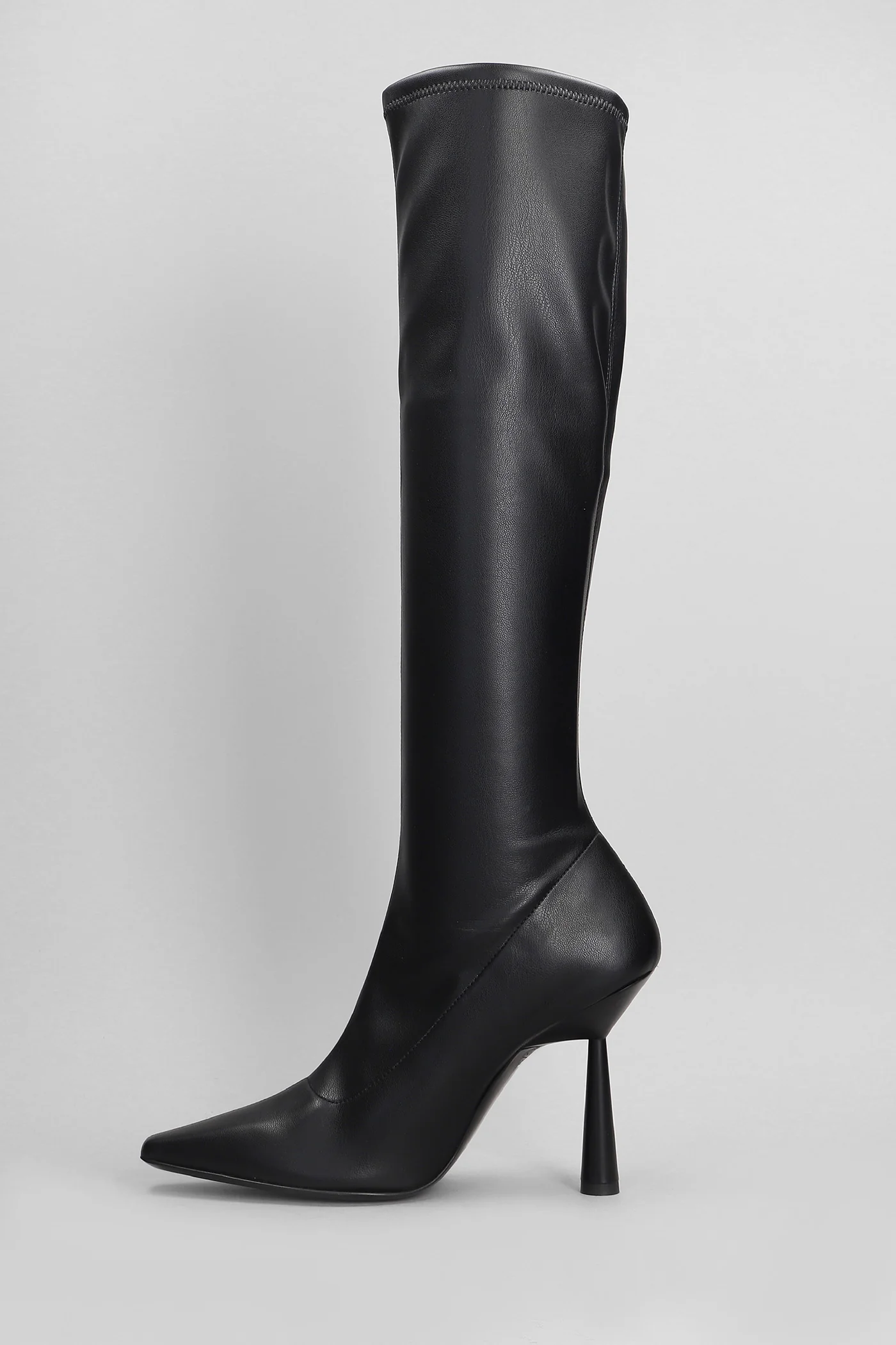 Ros 8 High heels boots in black leather - Image 3