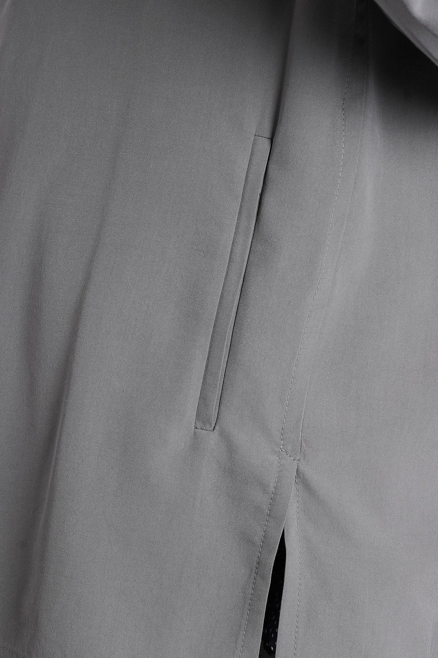 Blazer in grey silk - Image 5