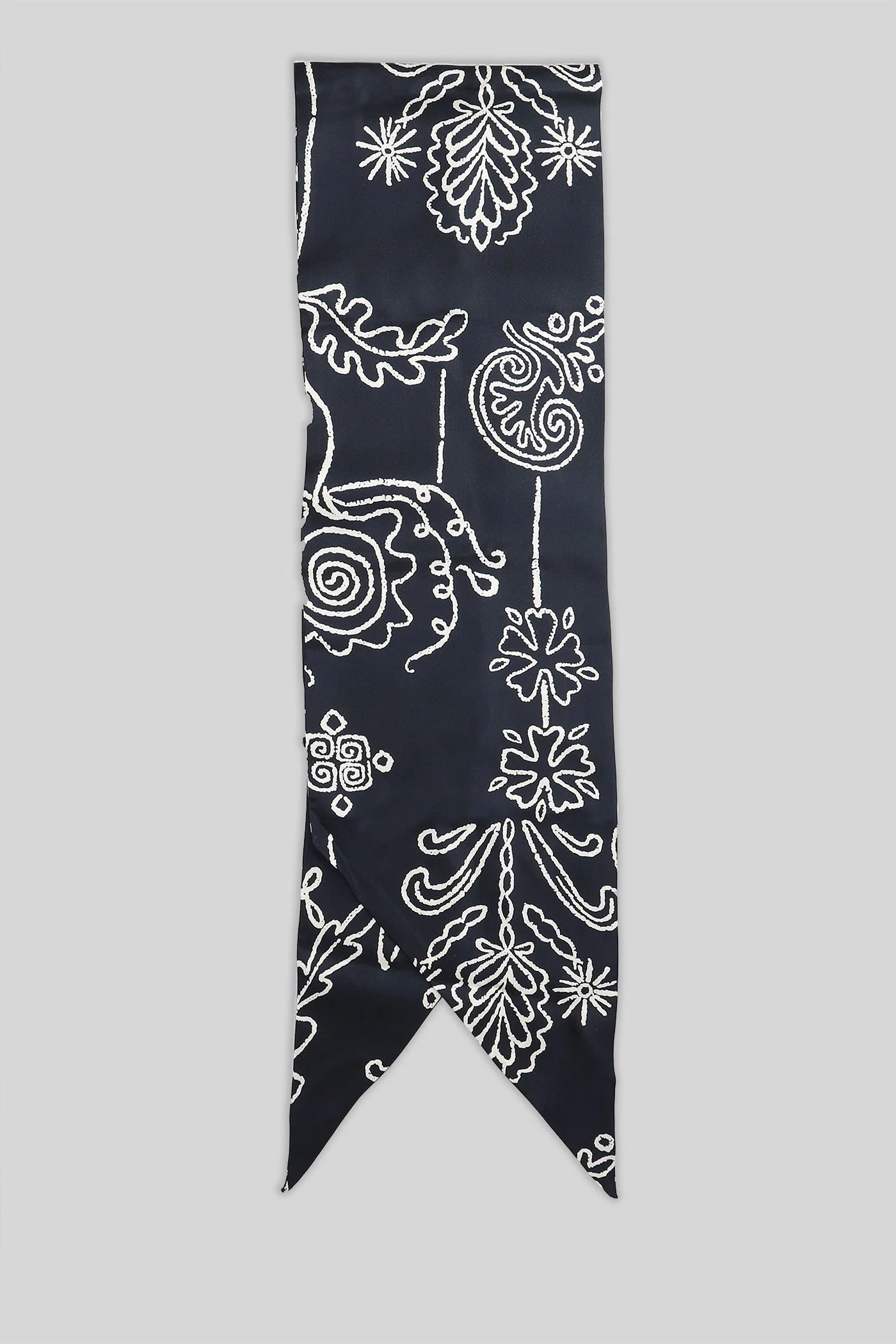 Foulard in blue silk