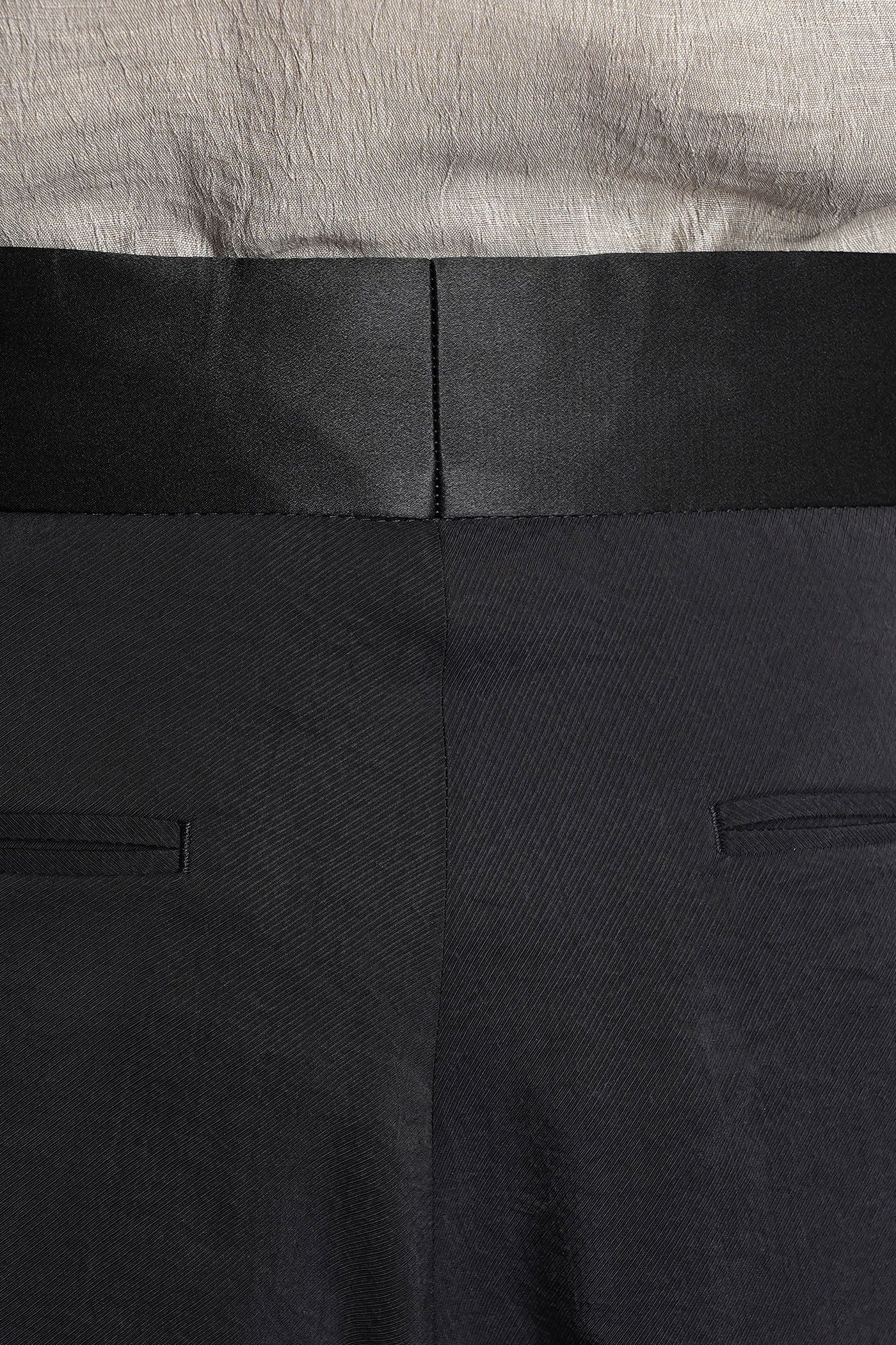 Pants in black silk - Image 5