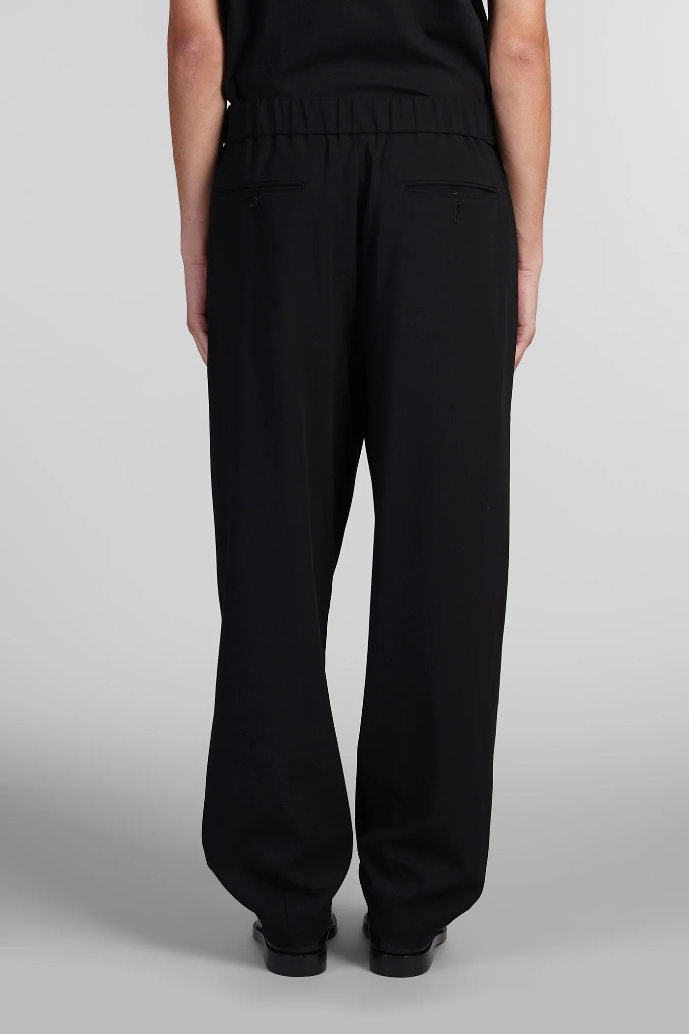 Pants in black wool - Image 3