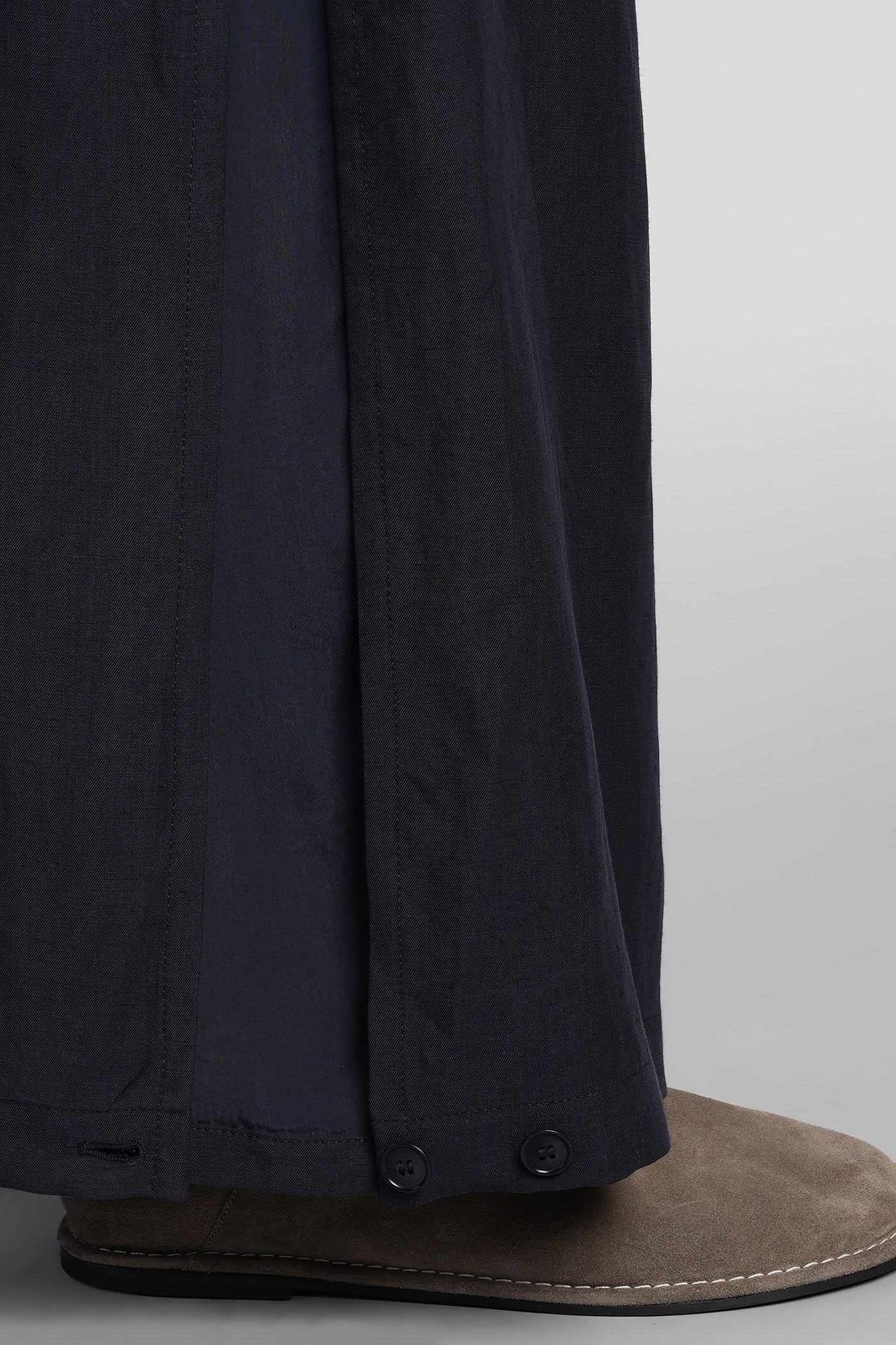 Pants in blue linen - Image 5