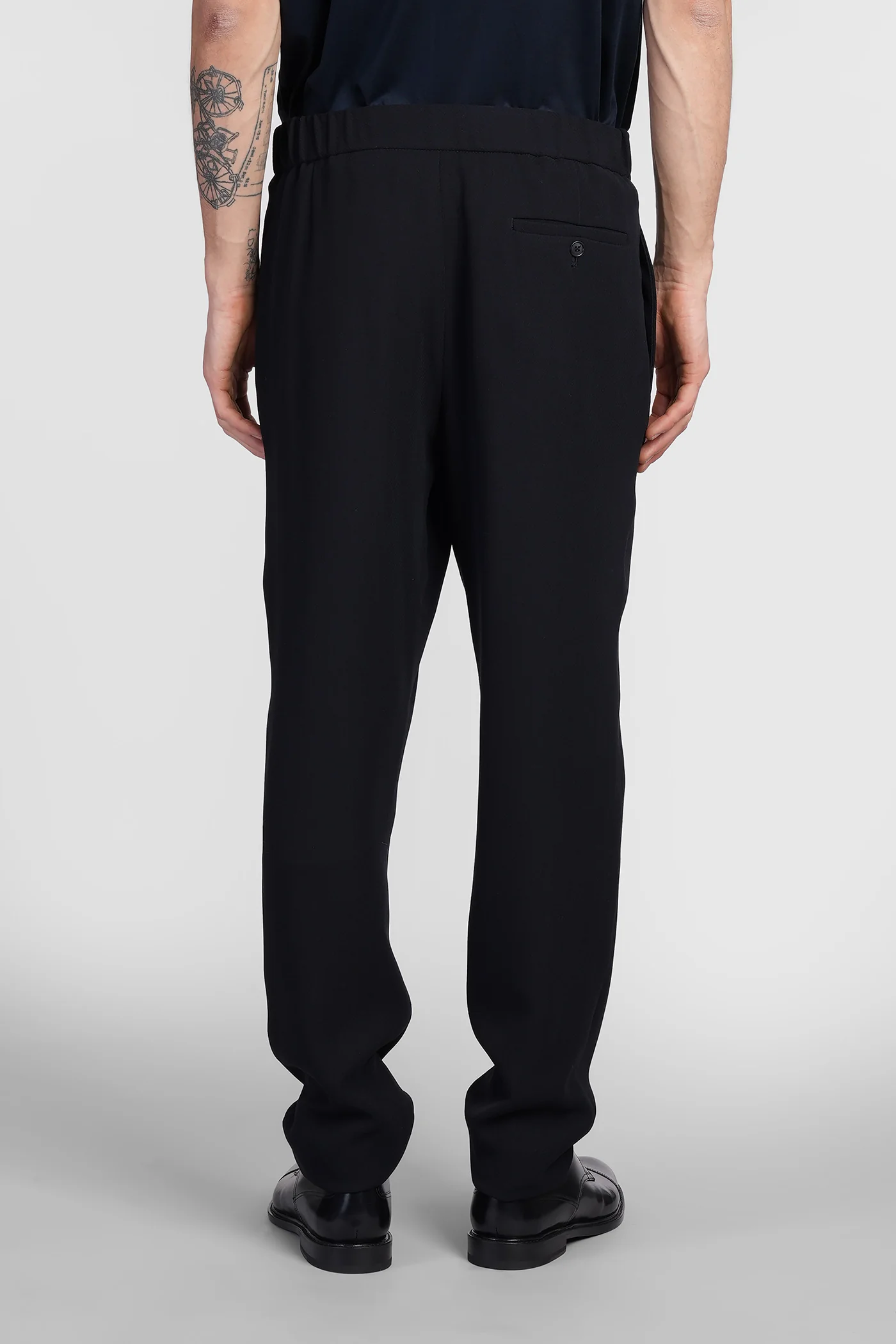 Pants in blue wool - Image 3