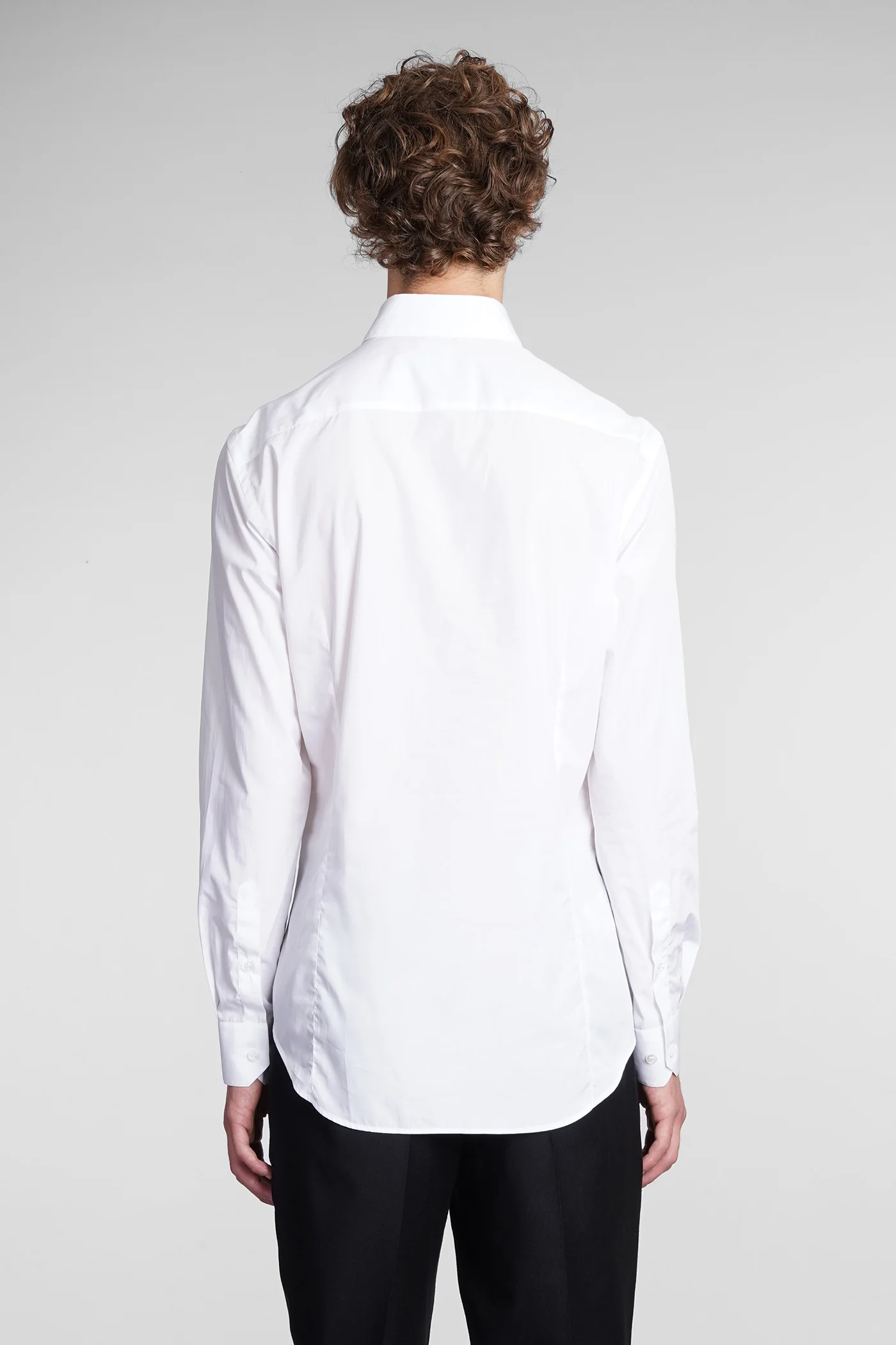 Shirt in white cotton - Image 3