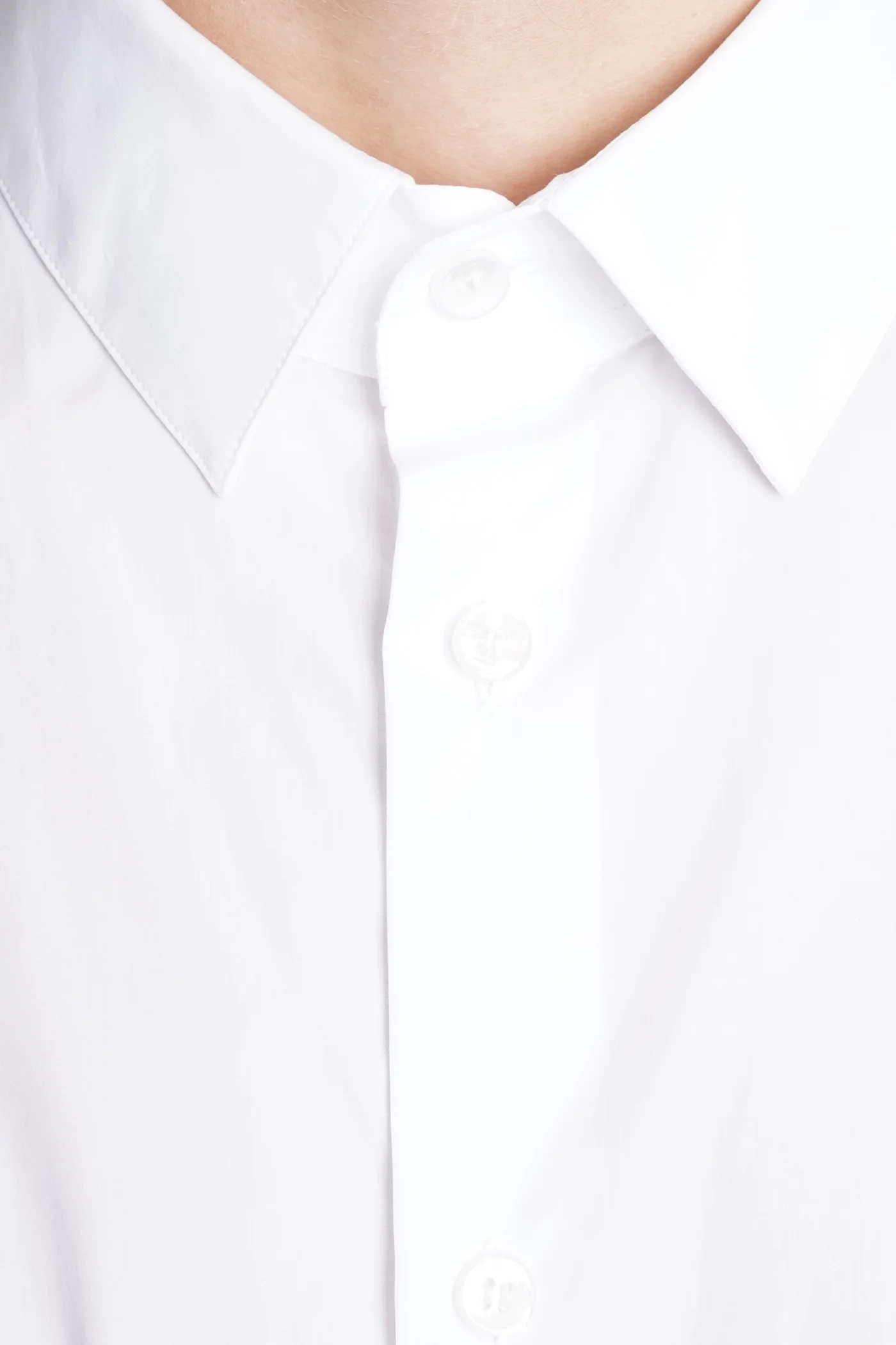 Shirt in white cotton - Image 5