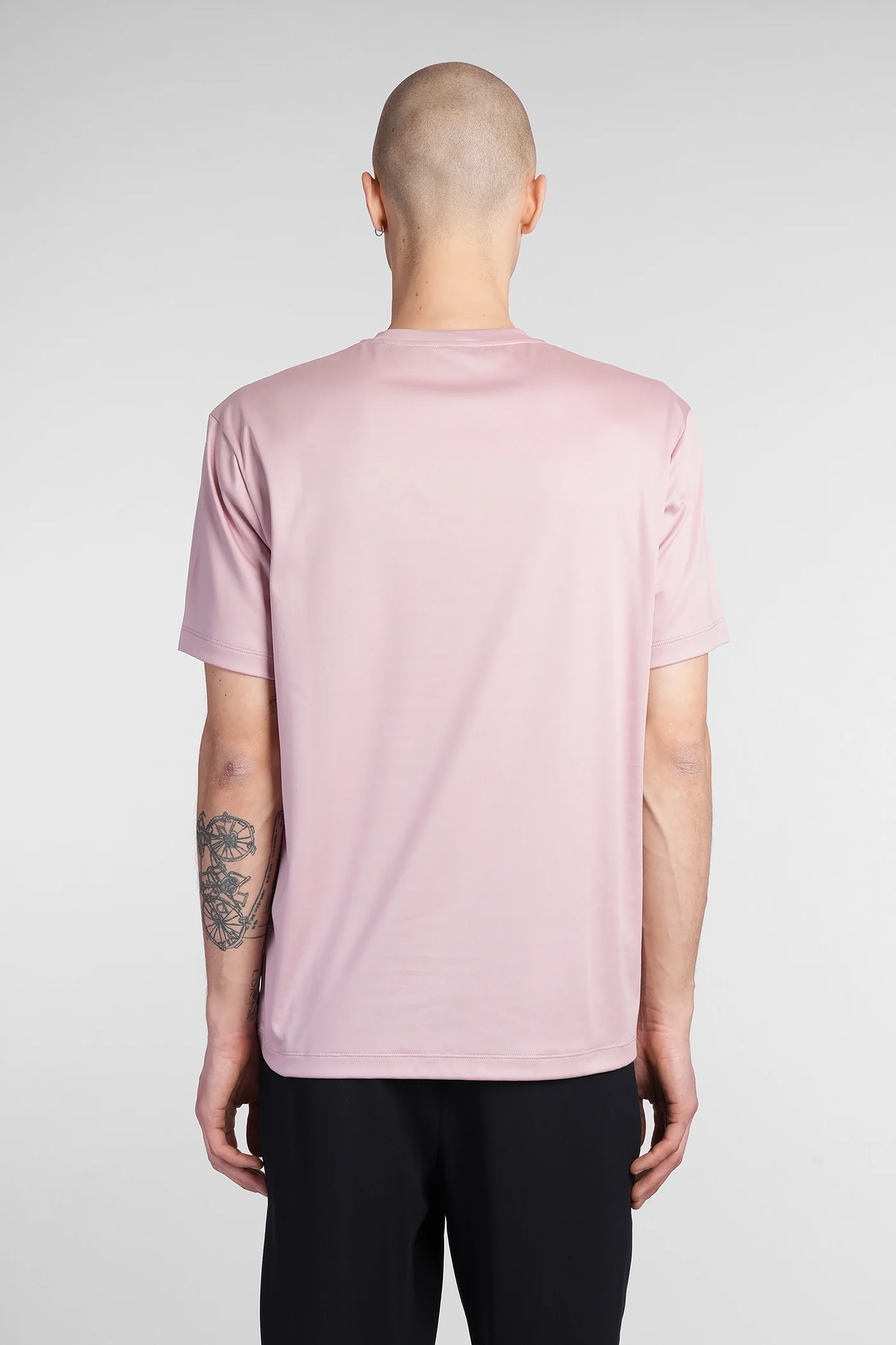 T-Shirt in rose-pink cotton - Image 3