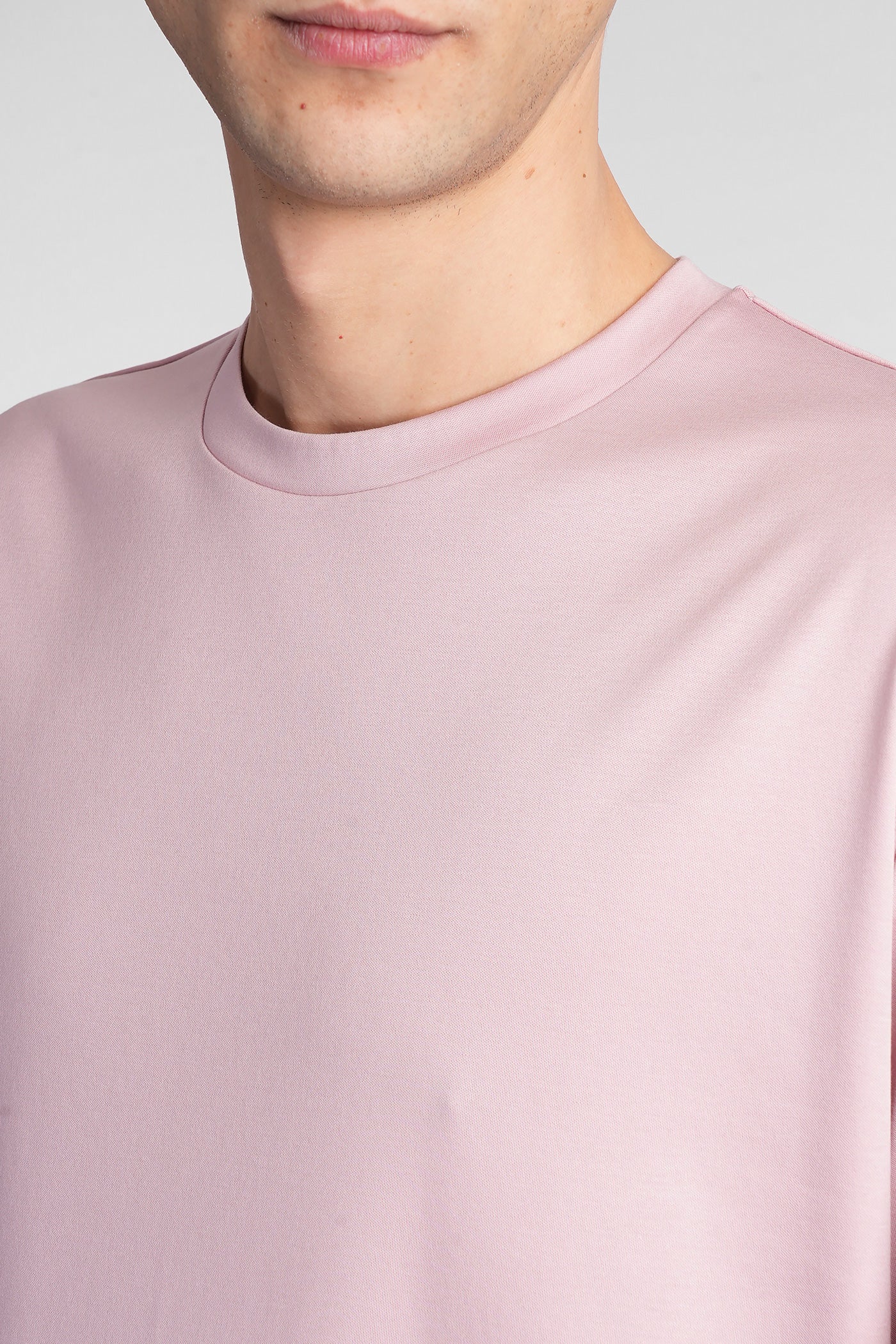 T-Shirt in rose-pink cotton - Image 5