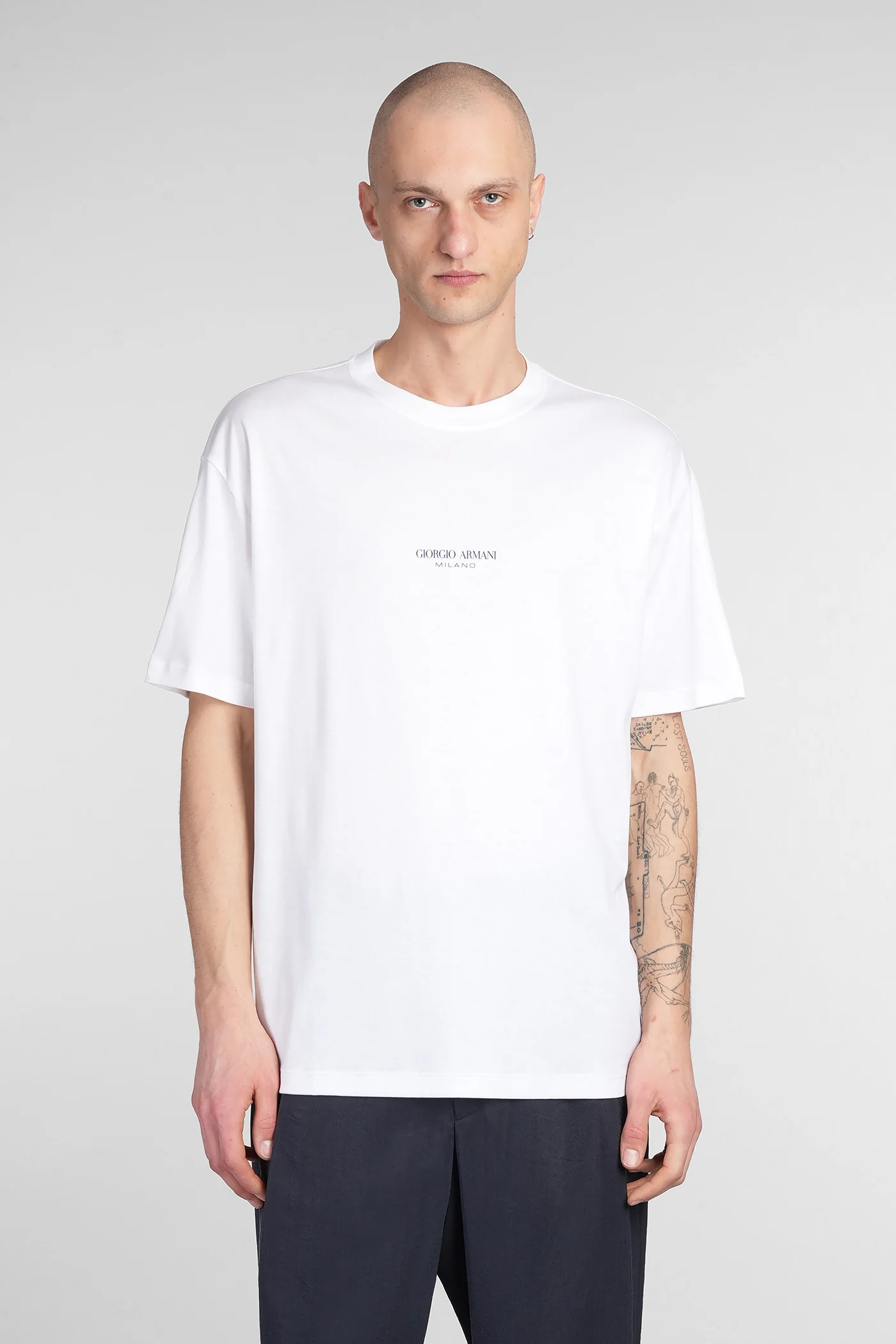 T-Shirt in white cotton