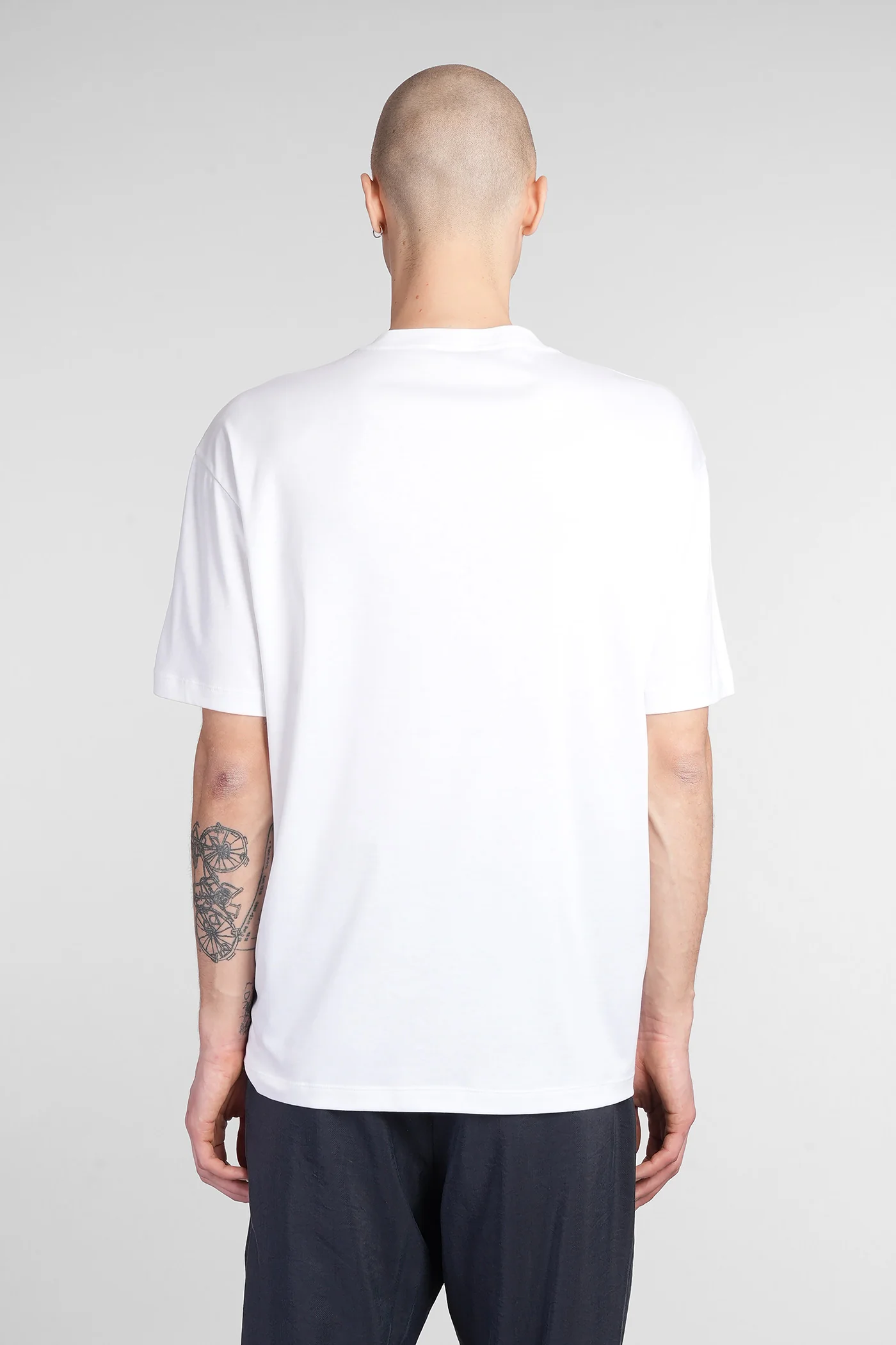 T-Shirt in white cotton - Image 3
