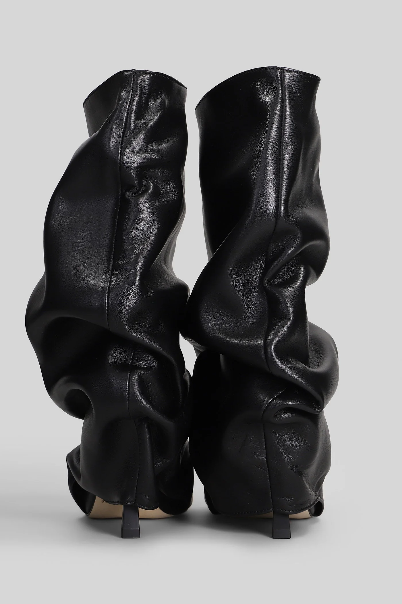 Camy High heels Ankle boots in black leather - Image 4