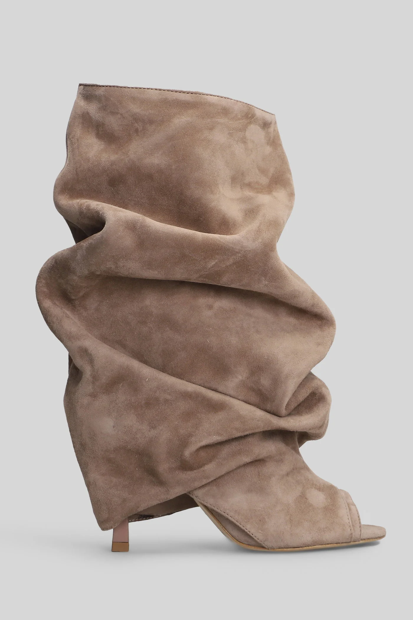 Camy High heels Ankle boots in taupe suede