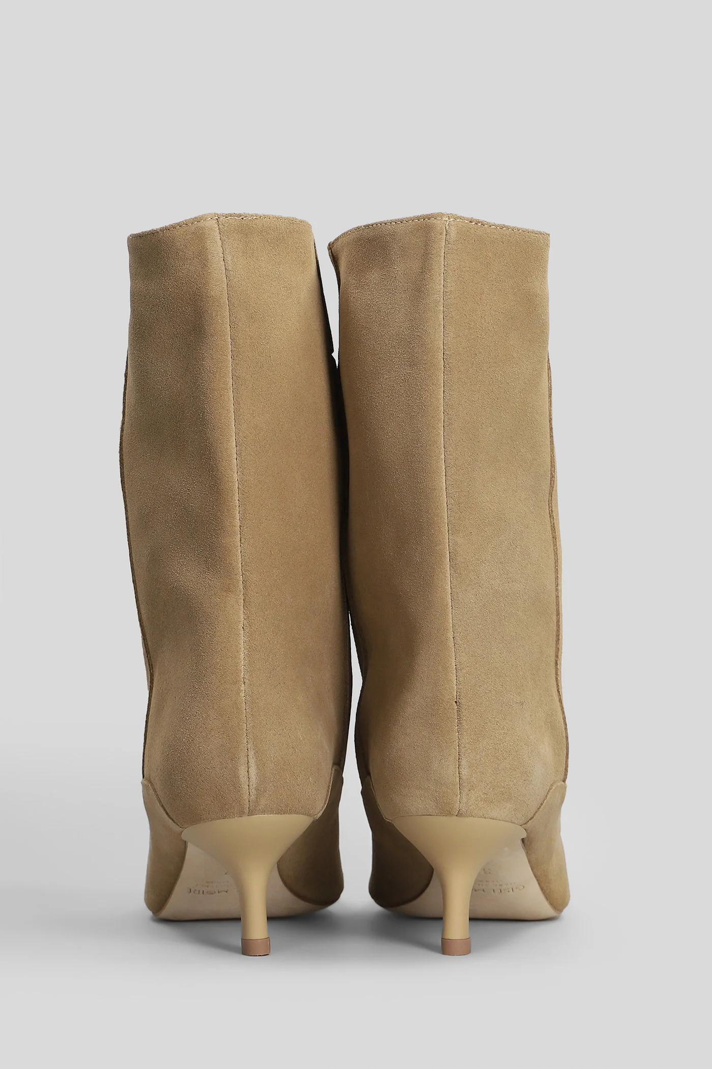 Dana High heels Ankle boots in beige suede - Image 4