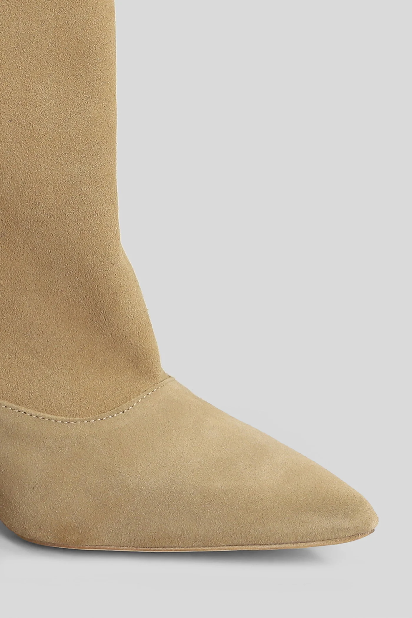 Dana High heels Ankle boots in beige suede - Image 5
