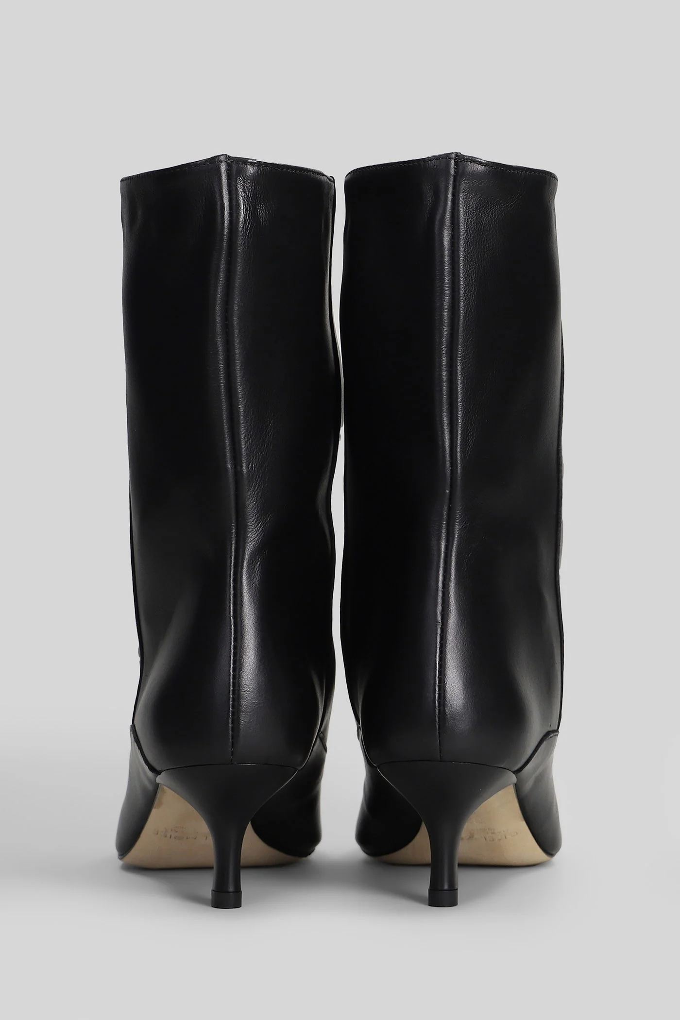 Dana High heels Ankle boots in black leather - Image 4
