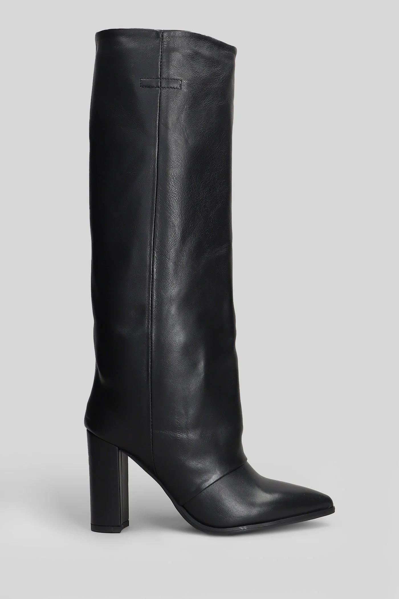Dixi High heels boots in black leather