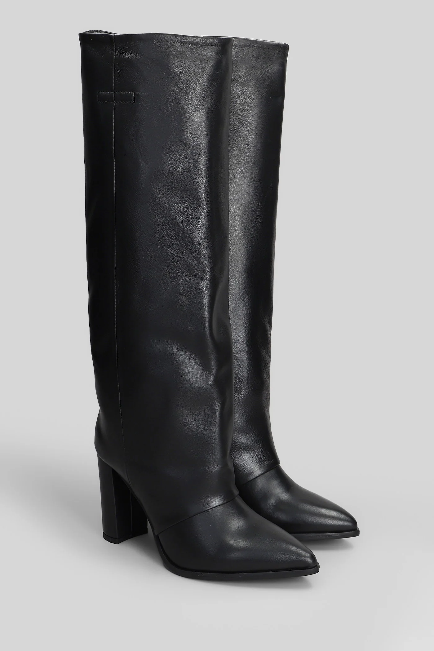 Dixi High heels boots in black leather - Image 2