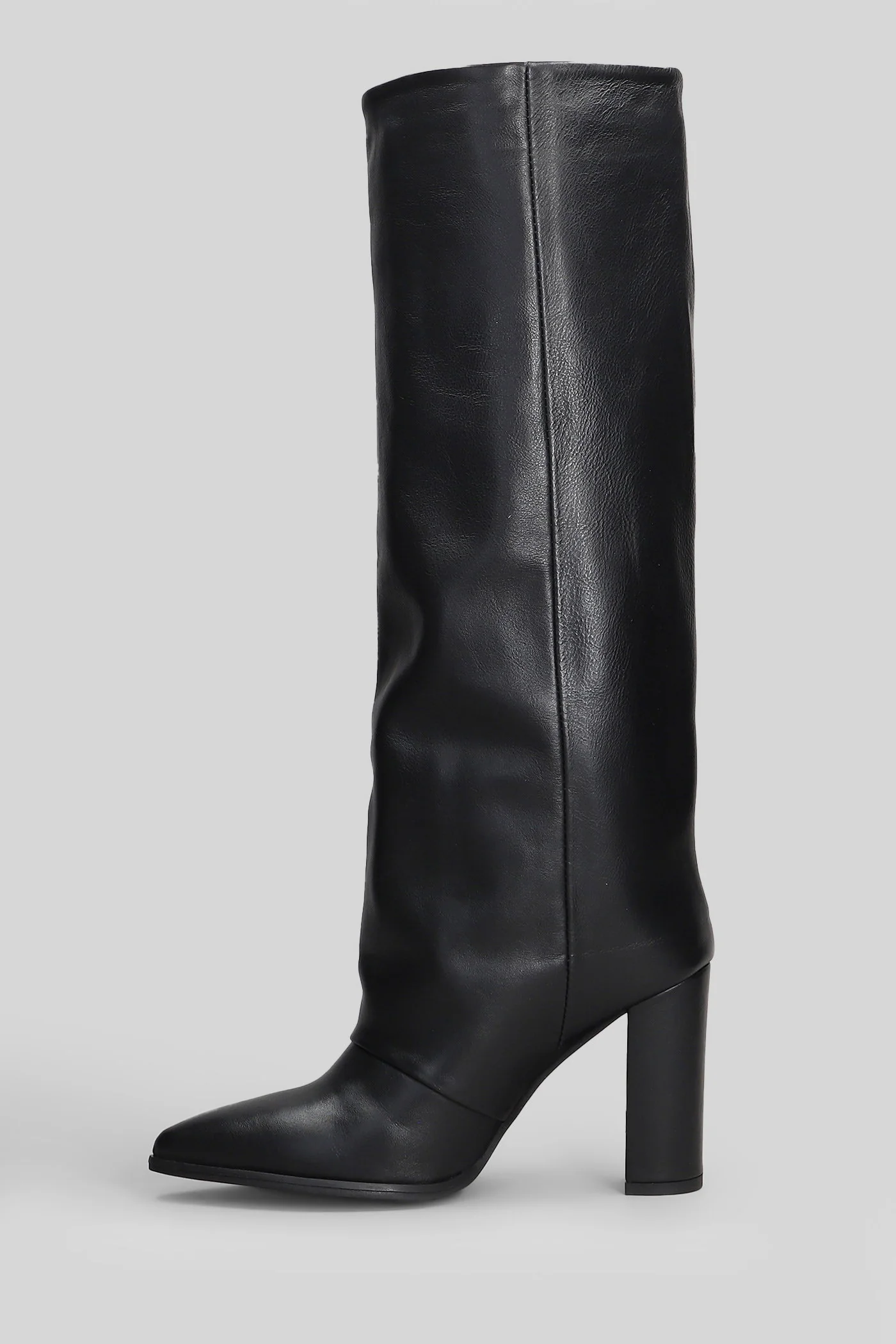 Dixi High heels boots in black leather - Image 3