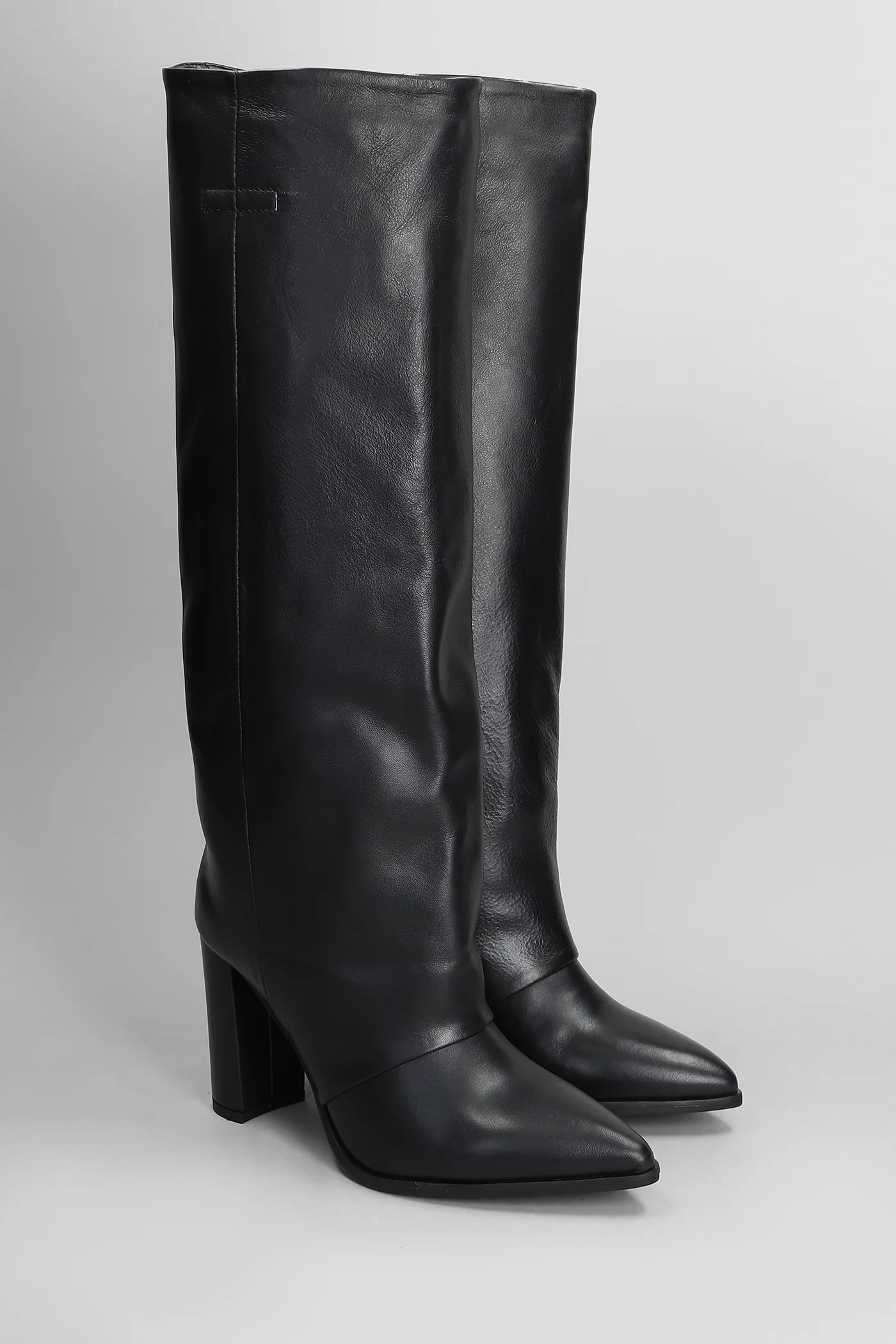 Dixi High heels boots in black leather - Image 42