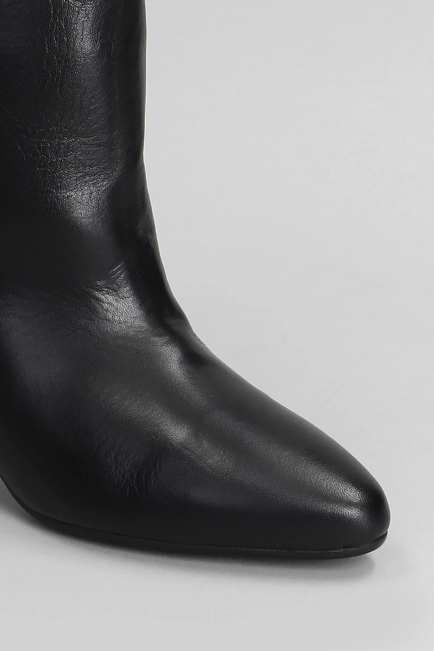 Enea High heels Ankle boots in black leather - Image 5
