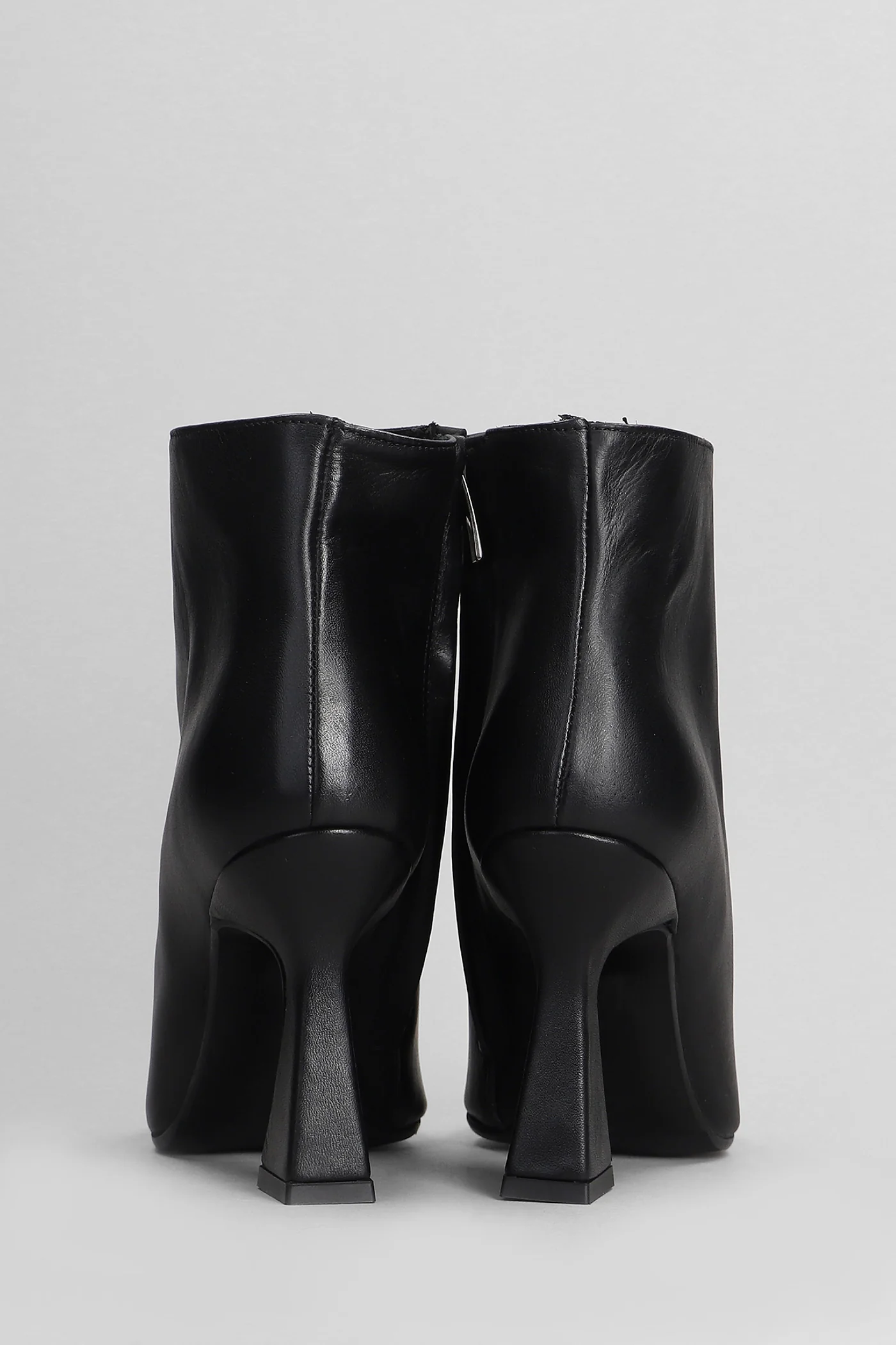 Giada High heels Ankle boots in black leather - Image 4