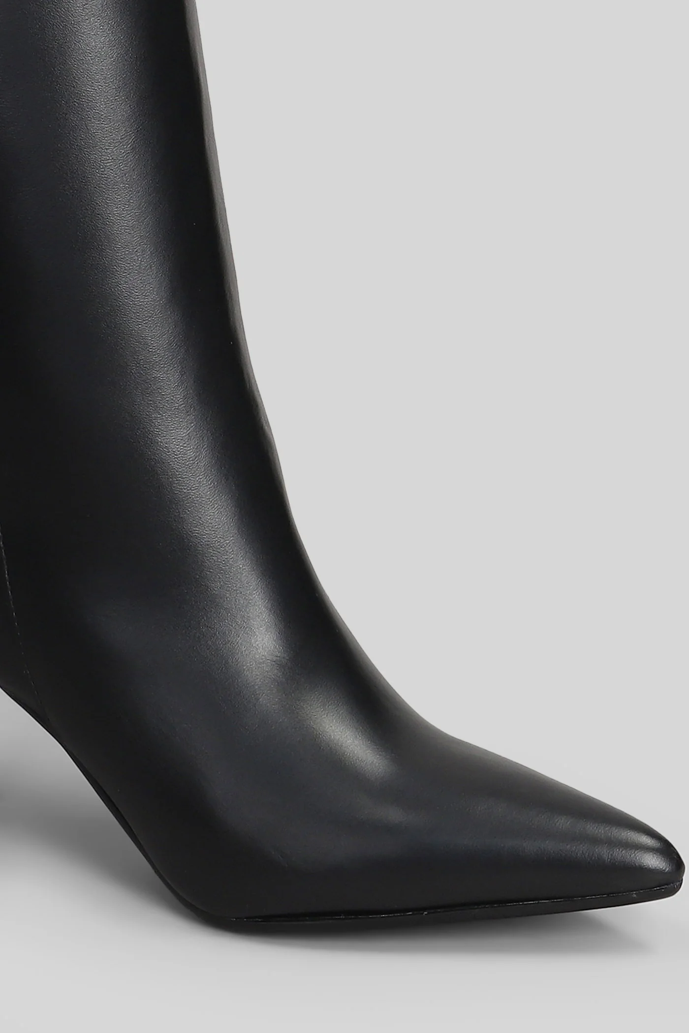Gilda High heels boots in black leather - Image 5