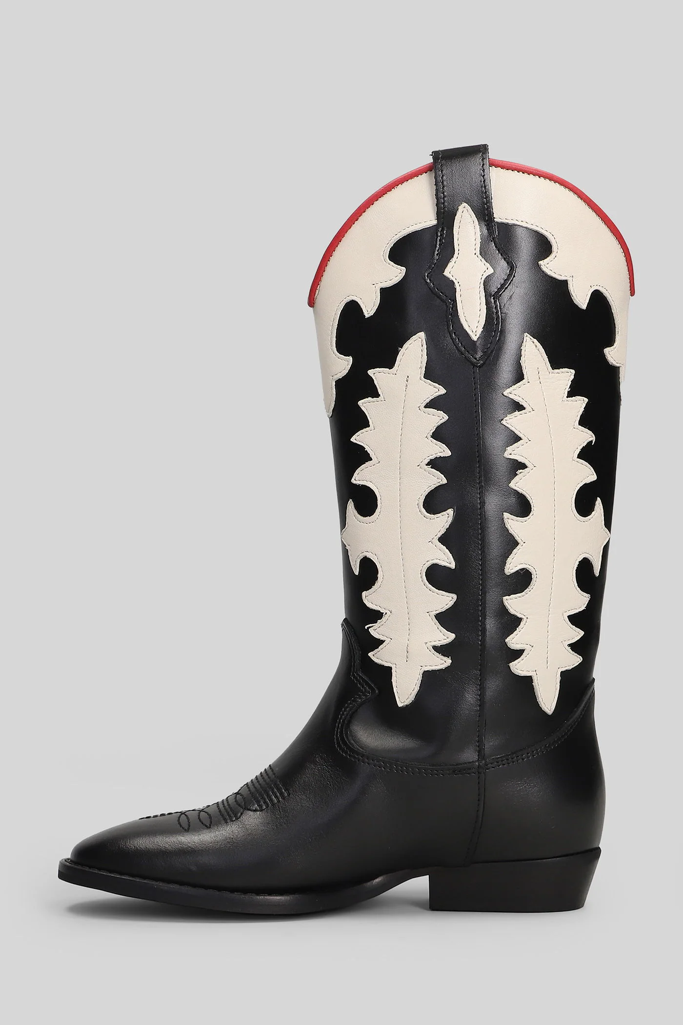 Kansas texan boots in black leather - Image 3
