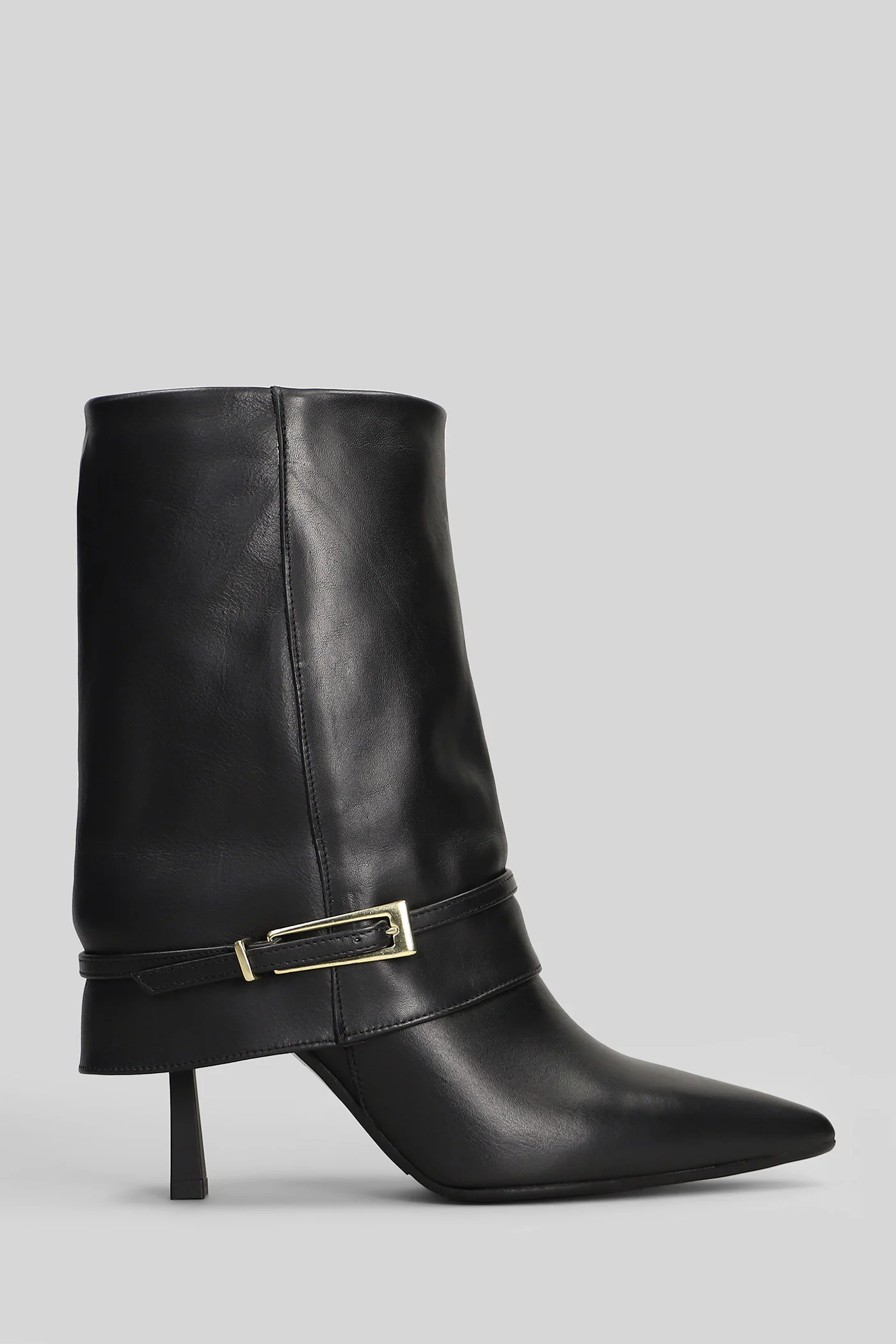 Karen High heels Ankle boots in black leather