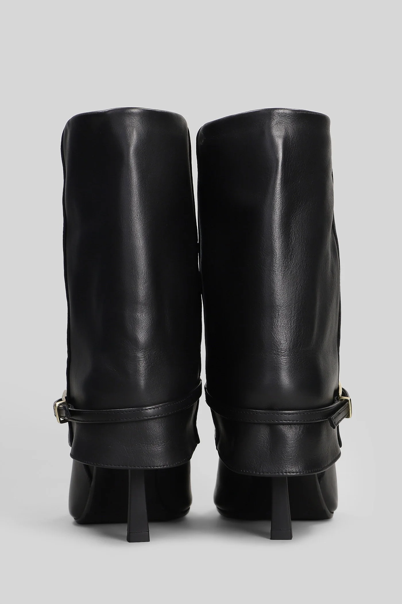 Karen High heels Ankle boots in black leather - Image 4