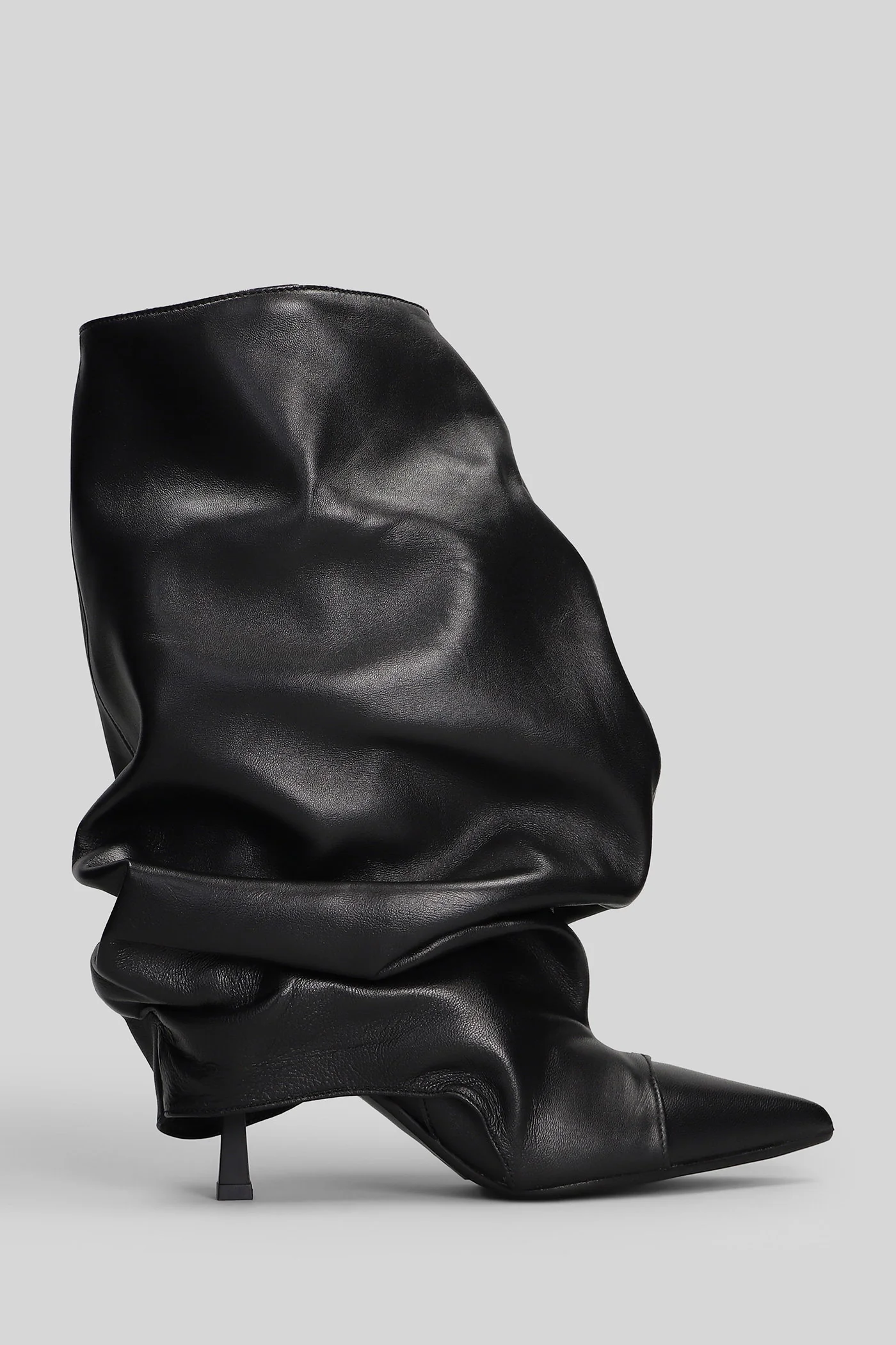 Karmel High heels Ankle boots in black leather