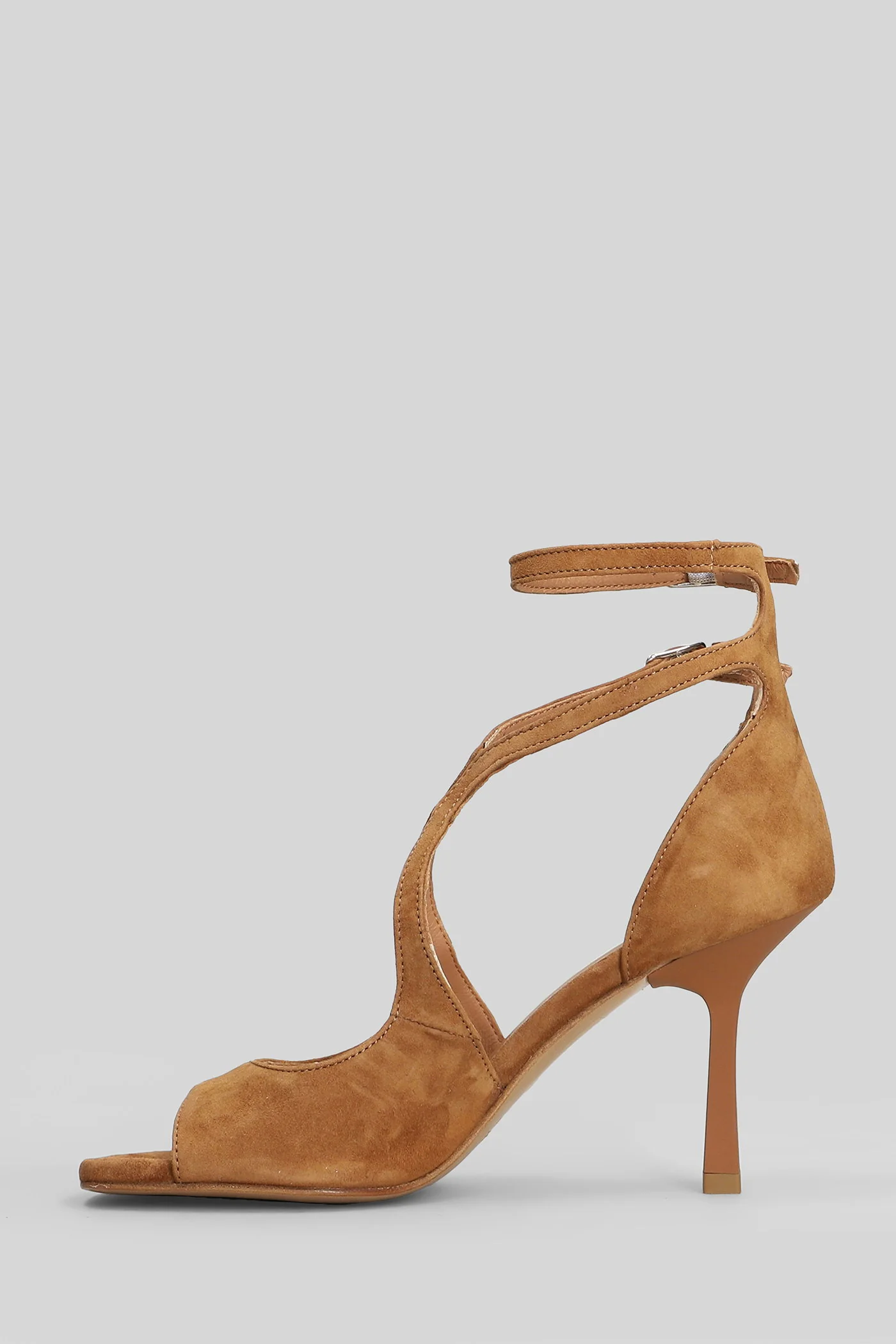 Kelly Sandals in leather color suede - Image 3