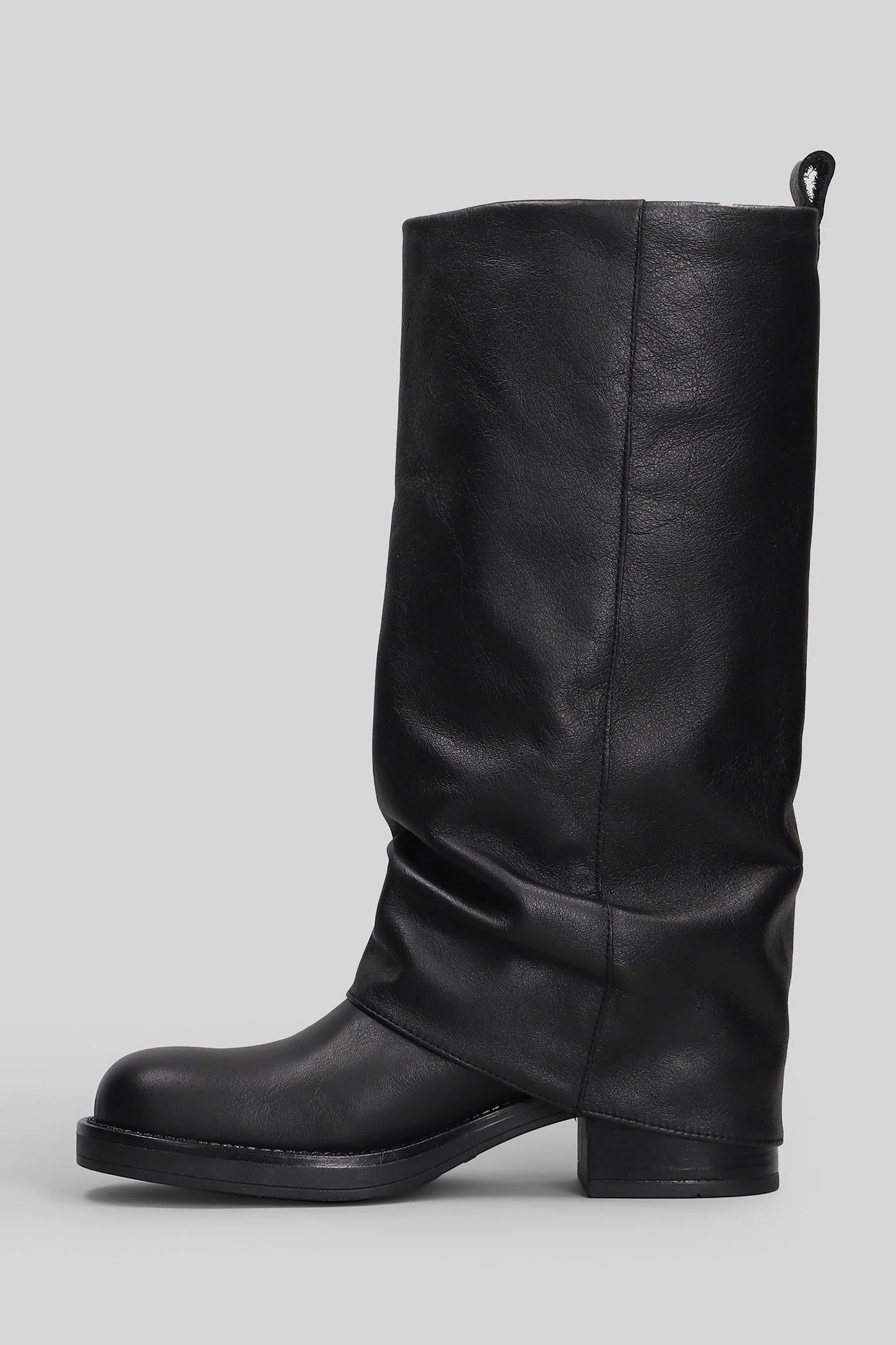 Manchester low heels boots in black leather - Image 3