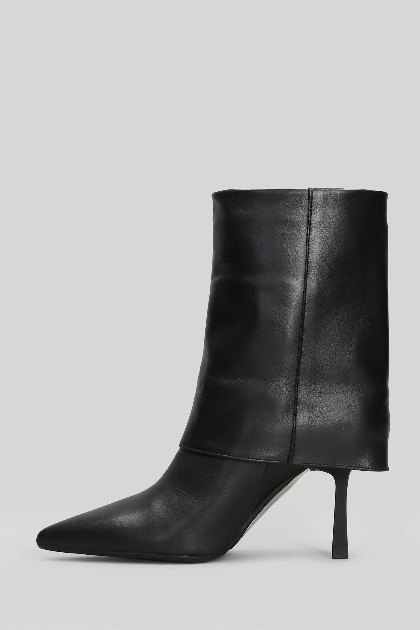 Marisol High heels Ankle boots in black leather - Image 3