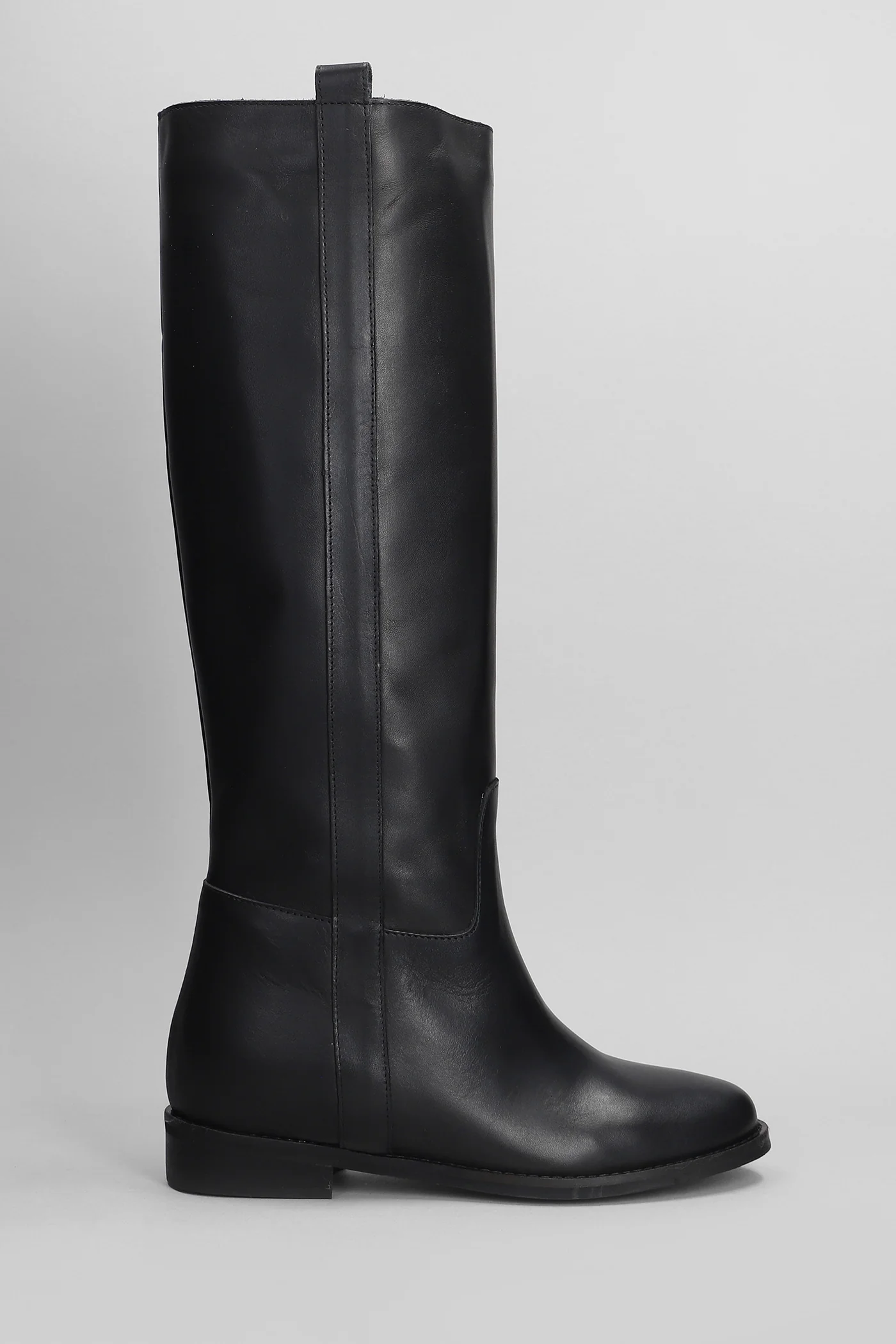 Masha in black leather