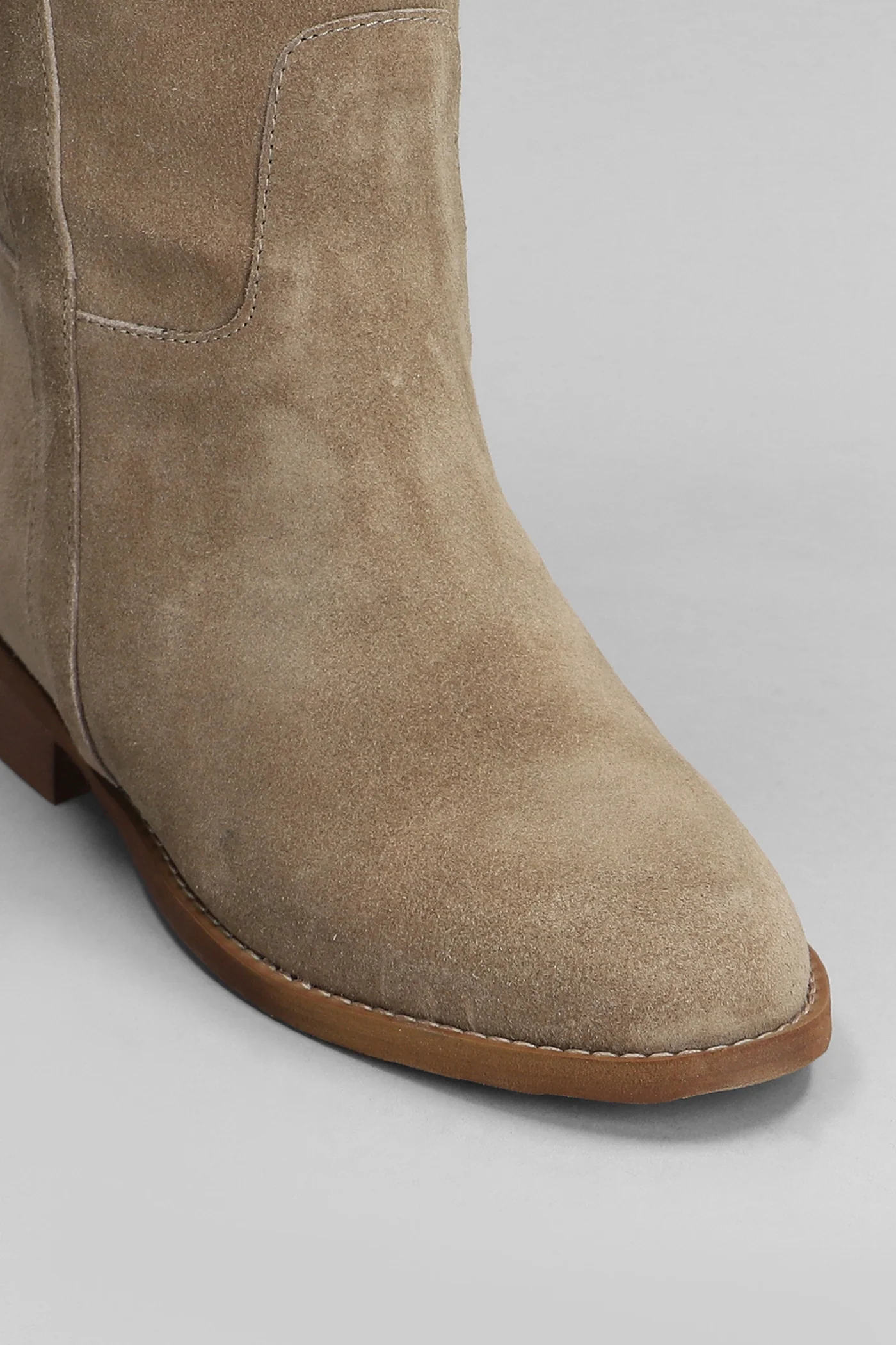Masha in taupe suede - Image 5
