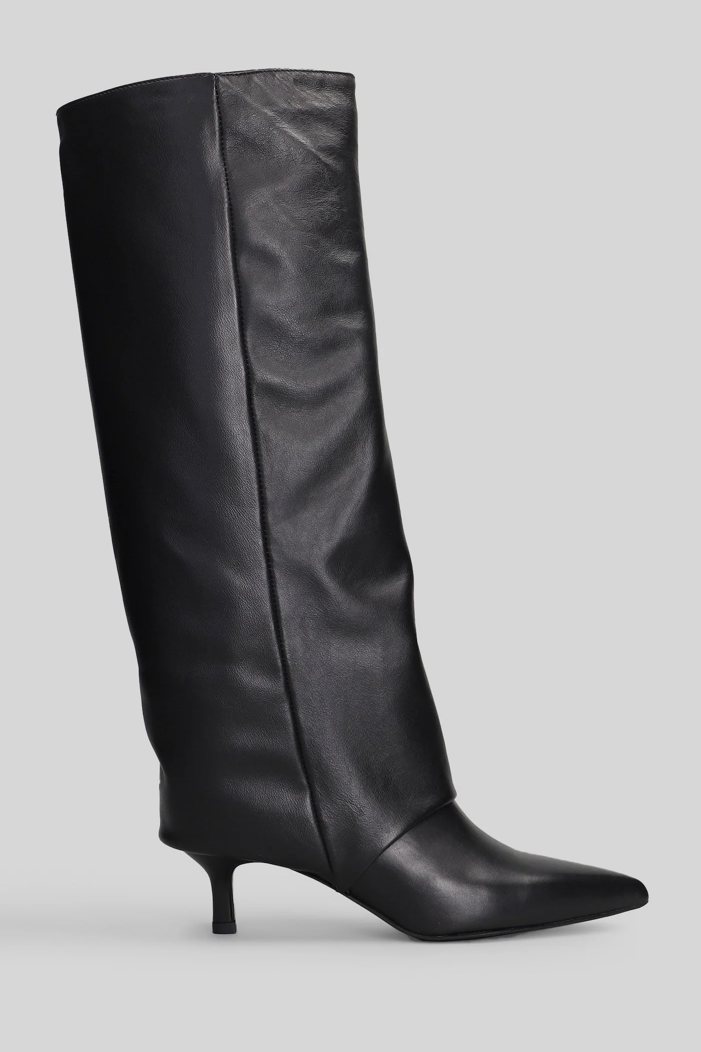 Matilda High heels boots in black leather