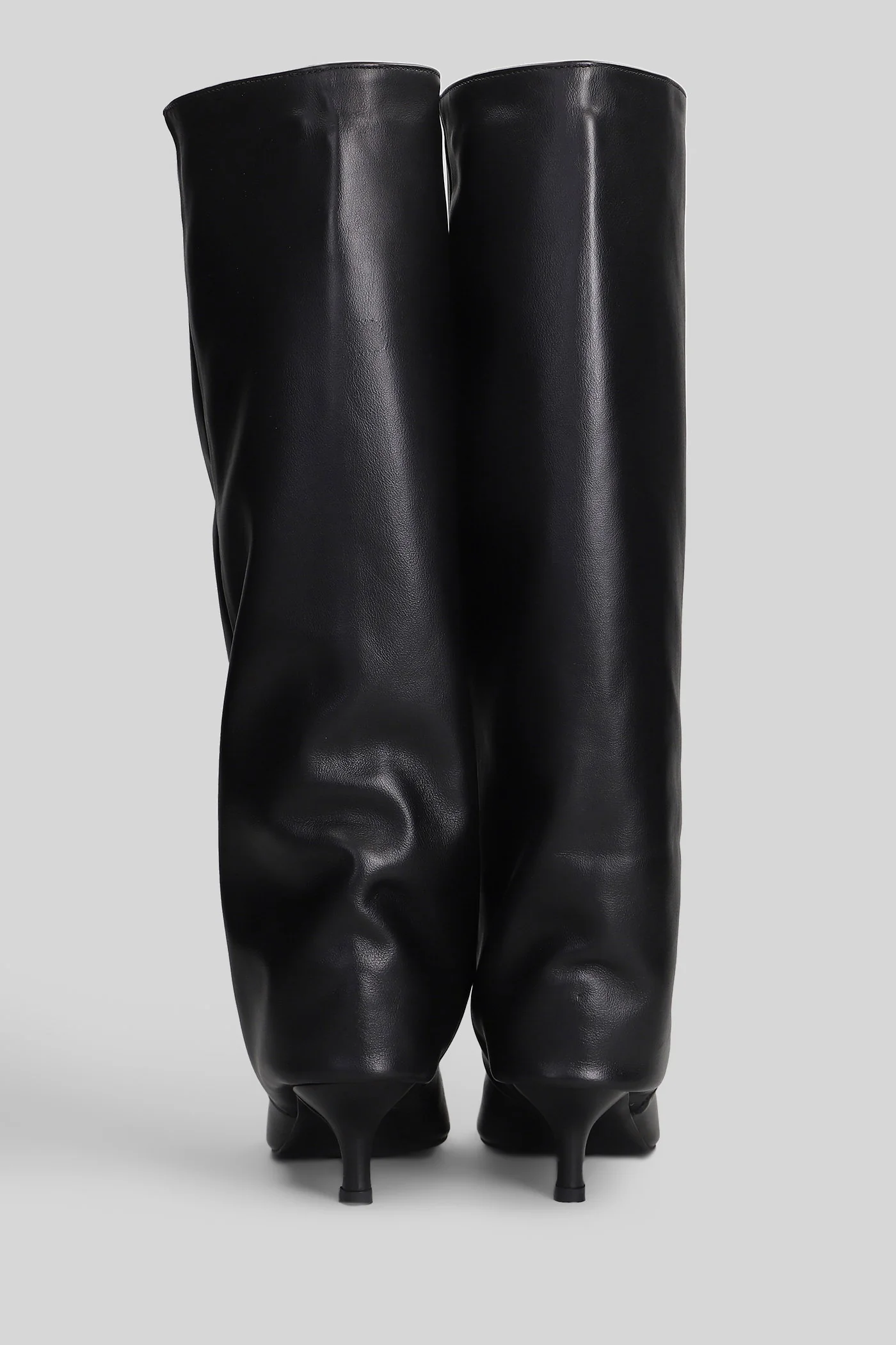 Matilda High heels boots in black leather - Image 4