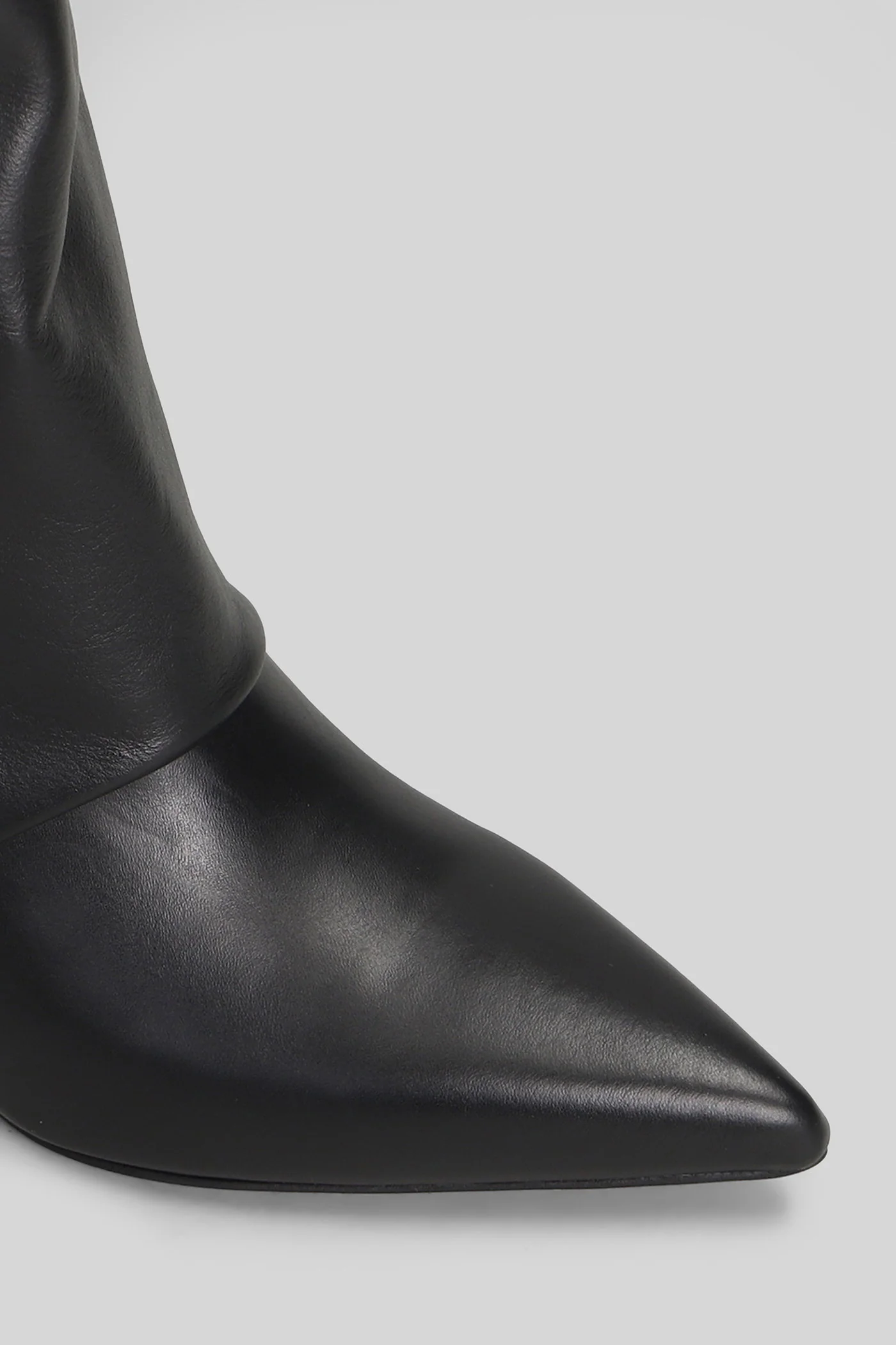 Matilda High heels boots in black leather - Image 5