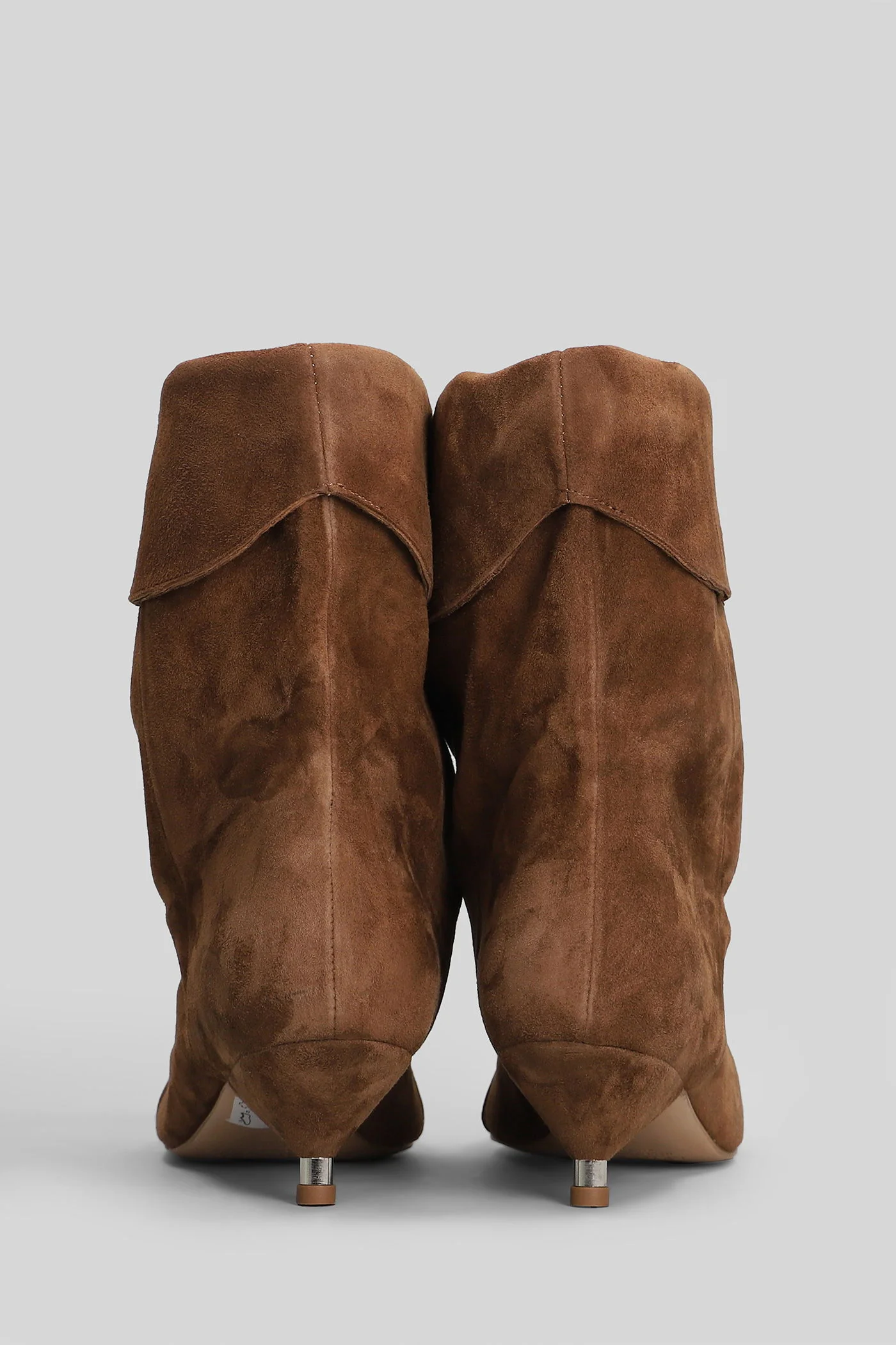 Miriam low heels Ankle boots in leather color suede - Image 4