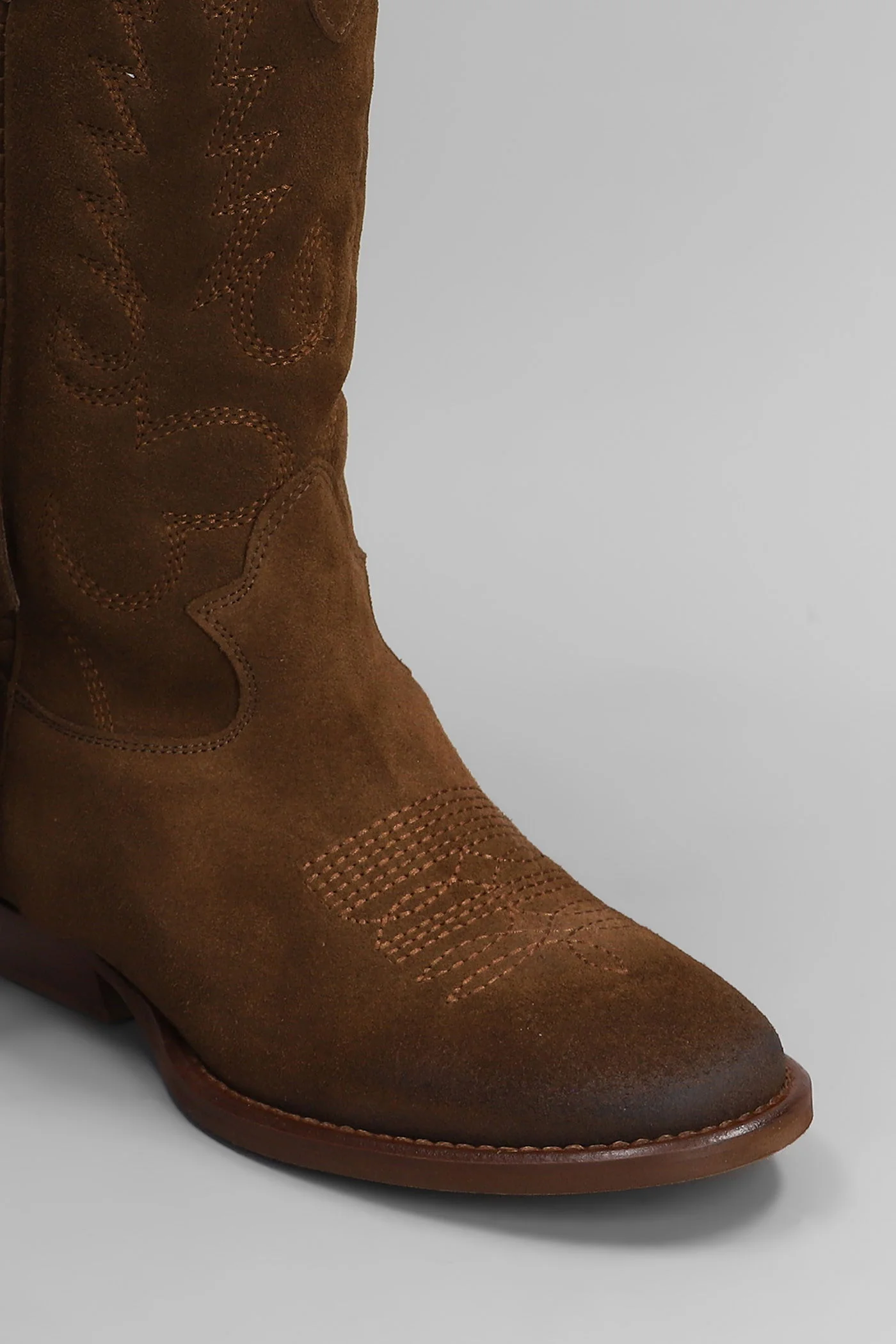 Oklahoma texan boots in leather color suede - Image 5