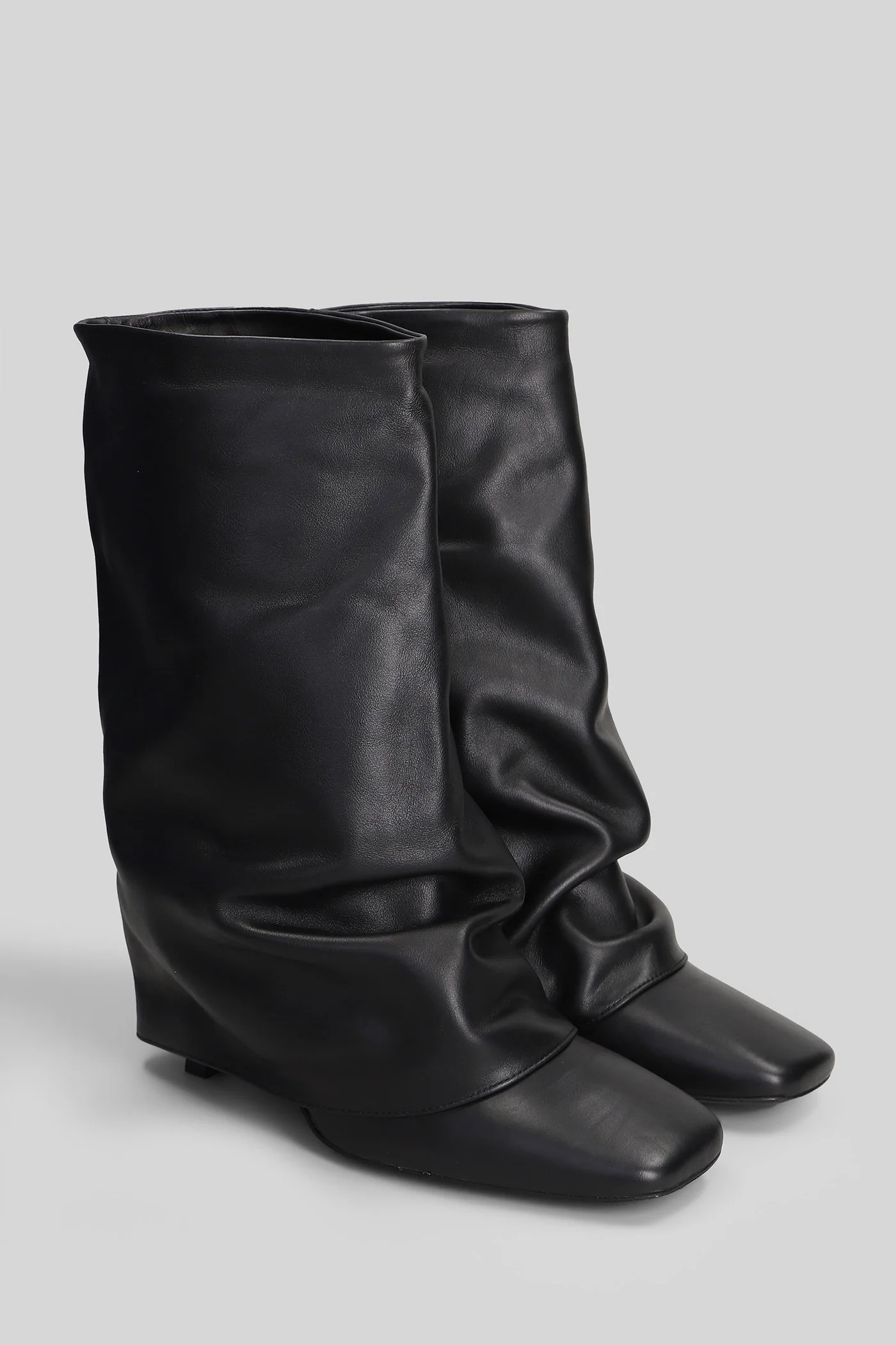 Samira High heels Ankle boots in black leather - Image 2