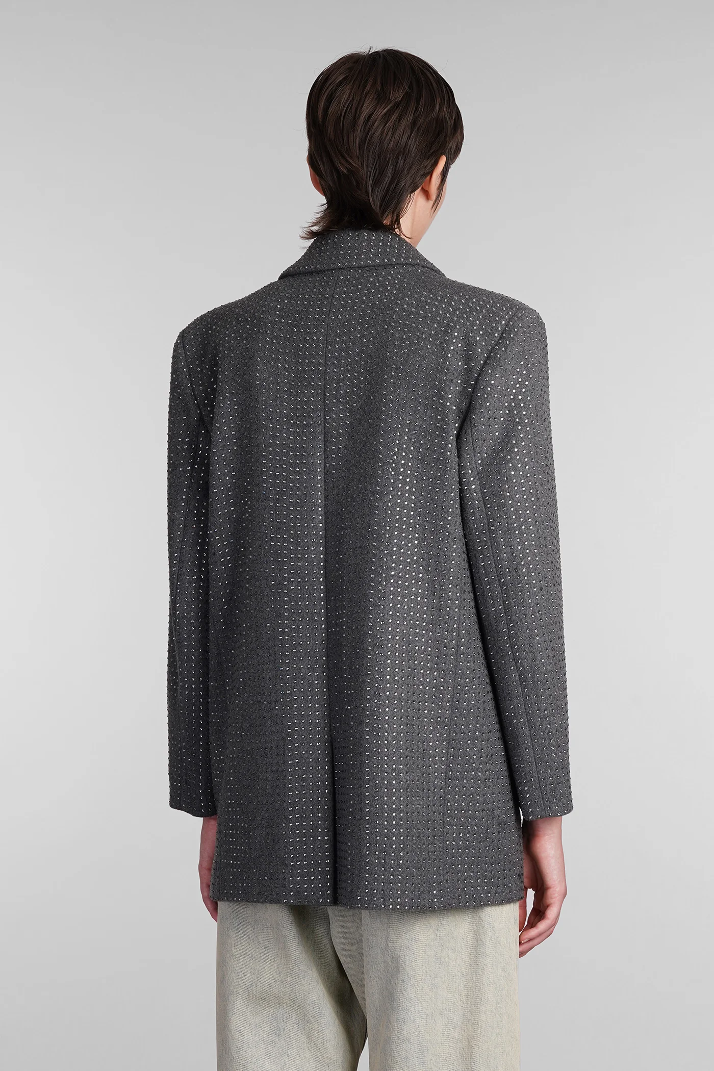 Blazer in grey wool - Image 3