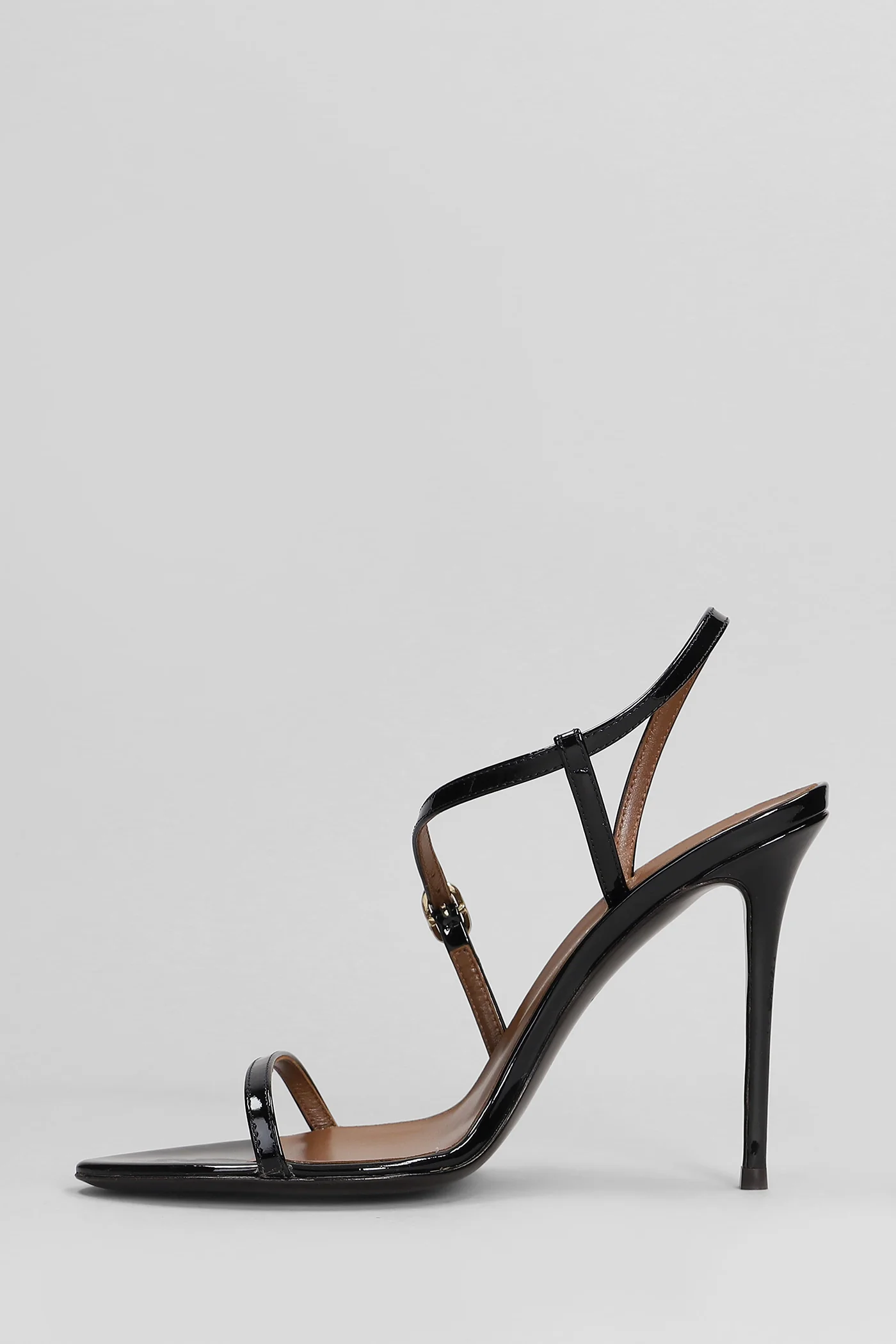 Audrinette 105 Sandals in black patent leather - Image 3
