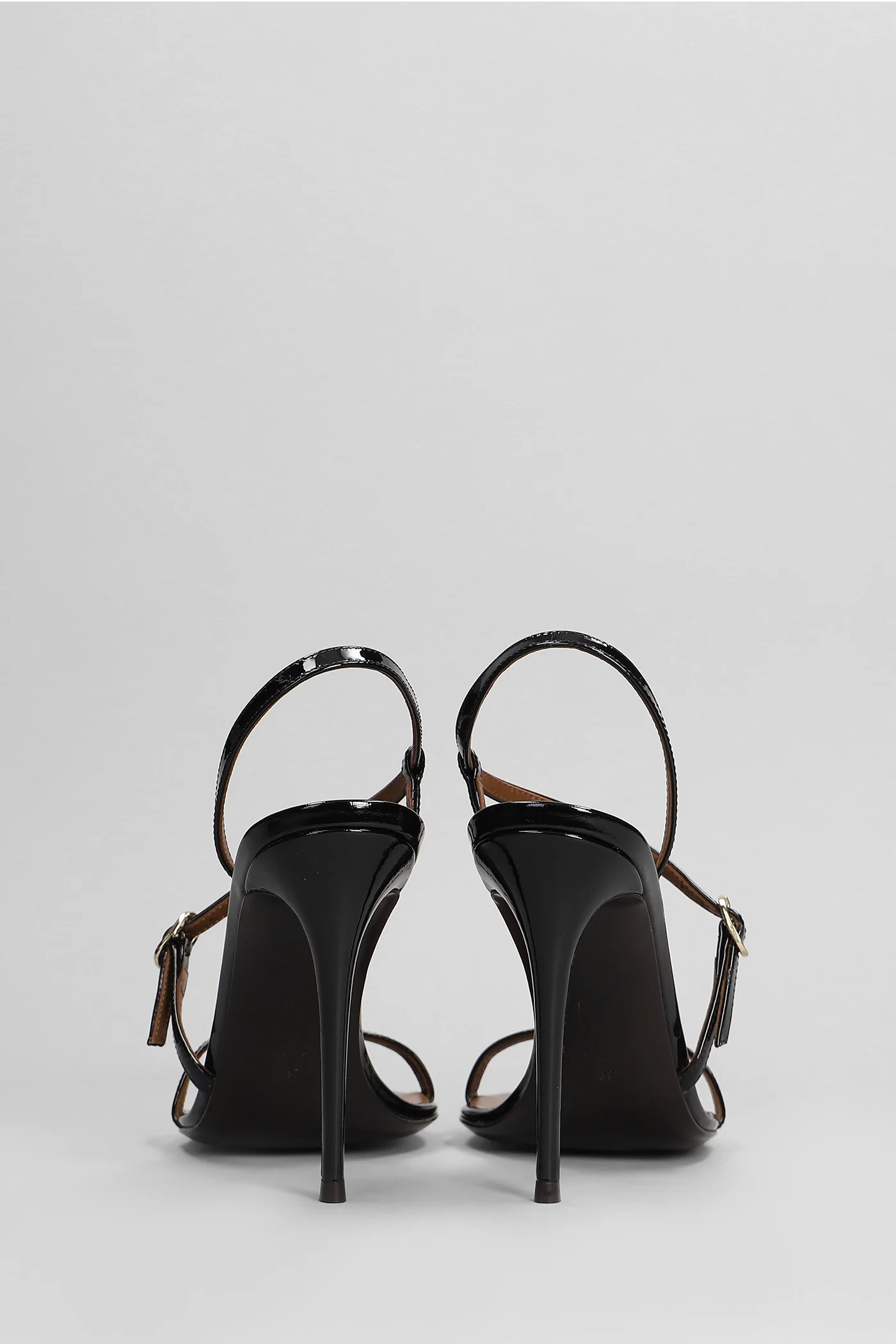 Audrinette 105 Sandals in black patent leather - Image 4