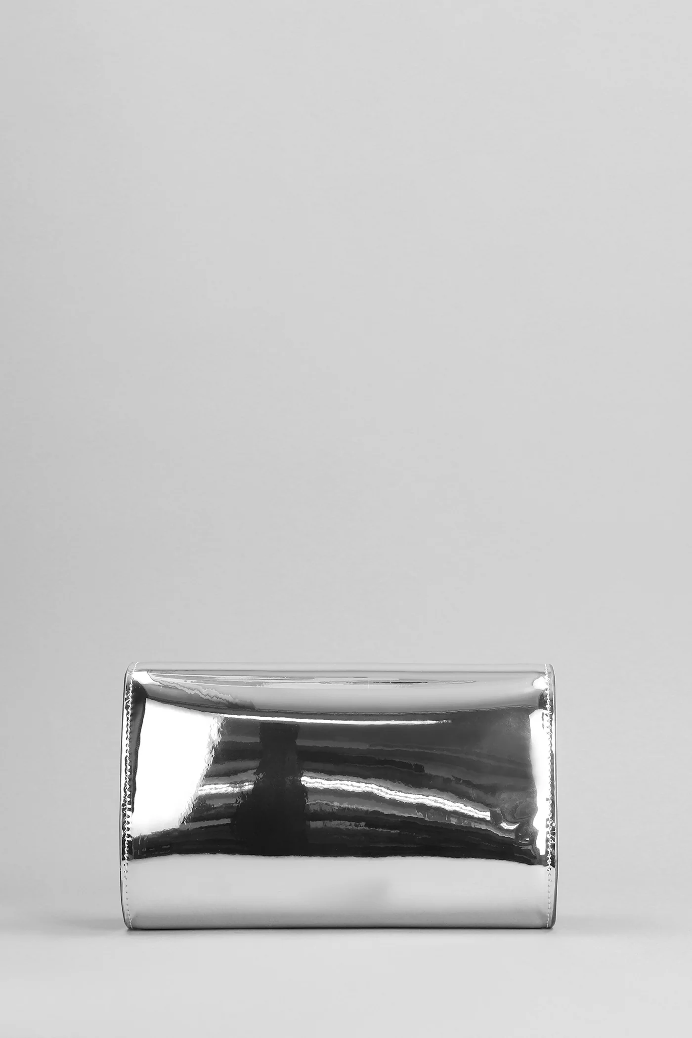 Cleopatra Clutch in silver leather - Image 3